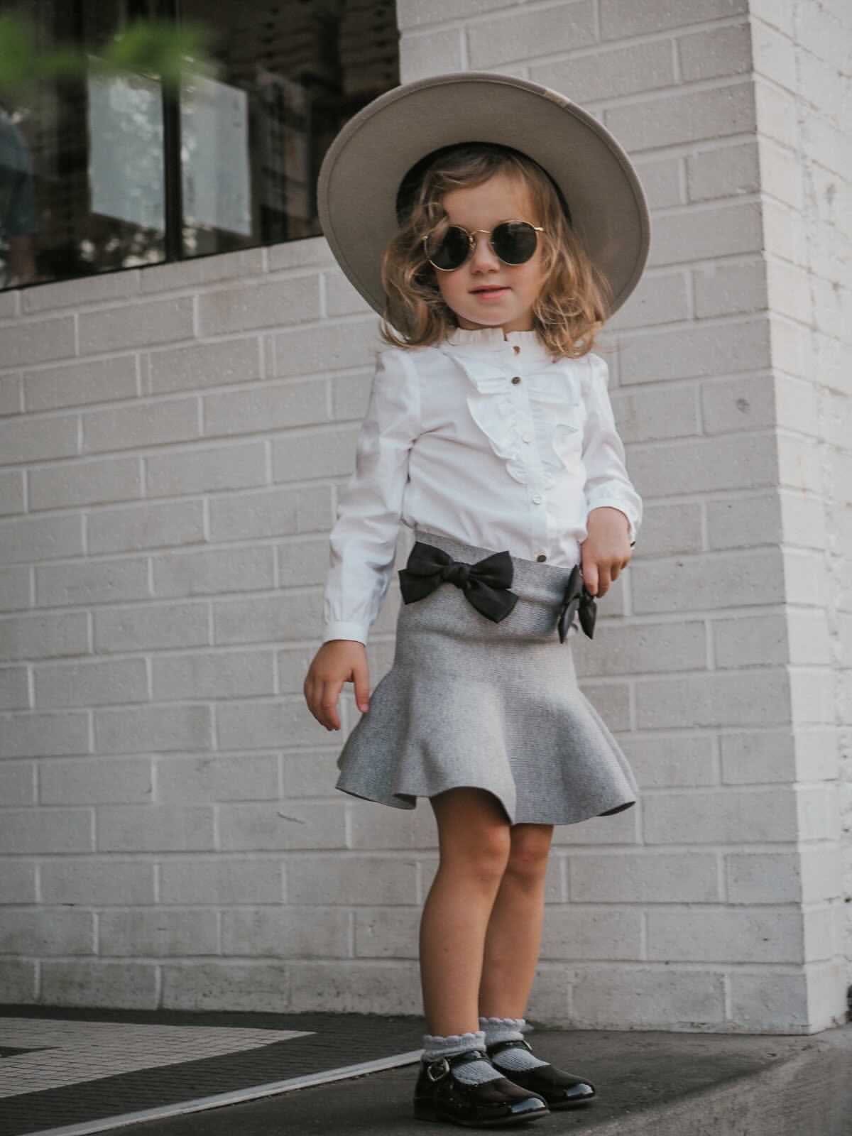 Flare Skirt with Satin Bows - Image 19