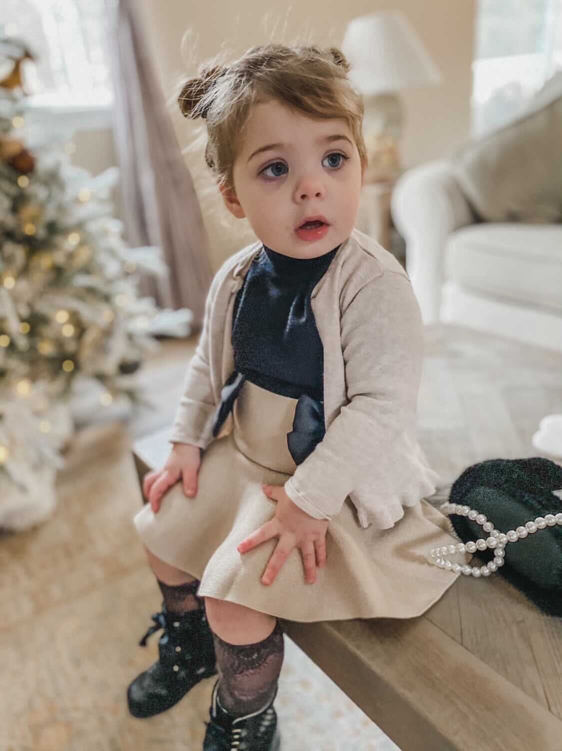 Flare Skirt with Satin Bows - Image 22