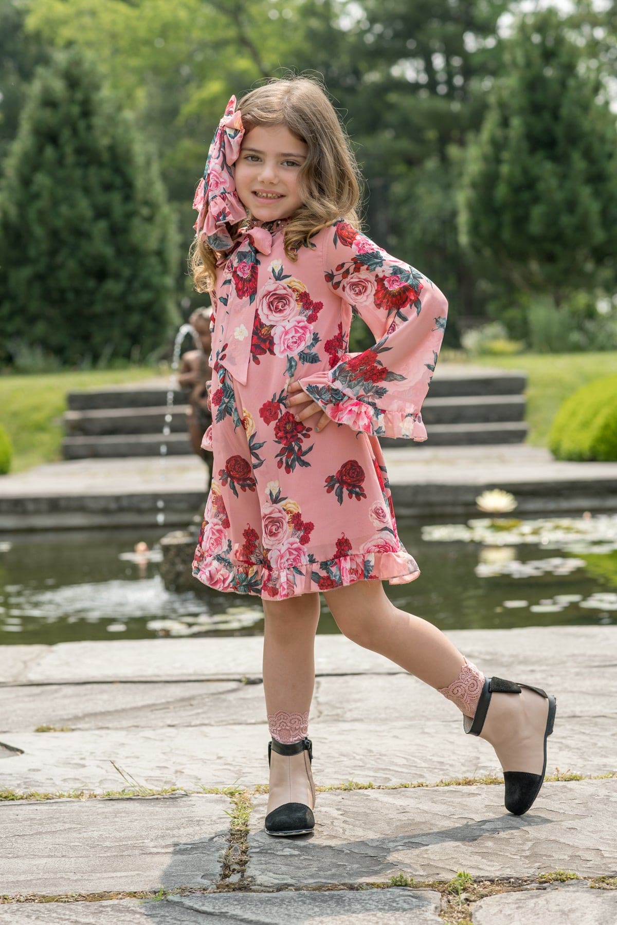 Flora Flower Print Jumpsuit - Image 4