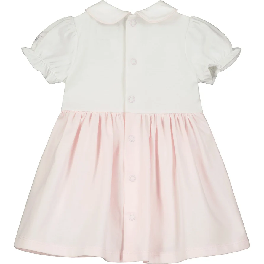 Francine Baby Girls Pink Summer Dress - Image 2