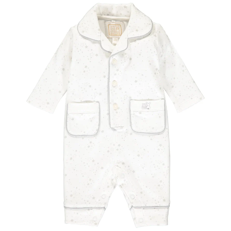 Glade White and Grey Star Print Pajama