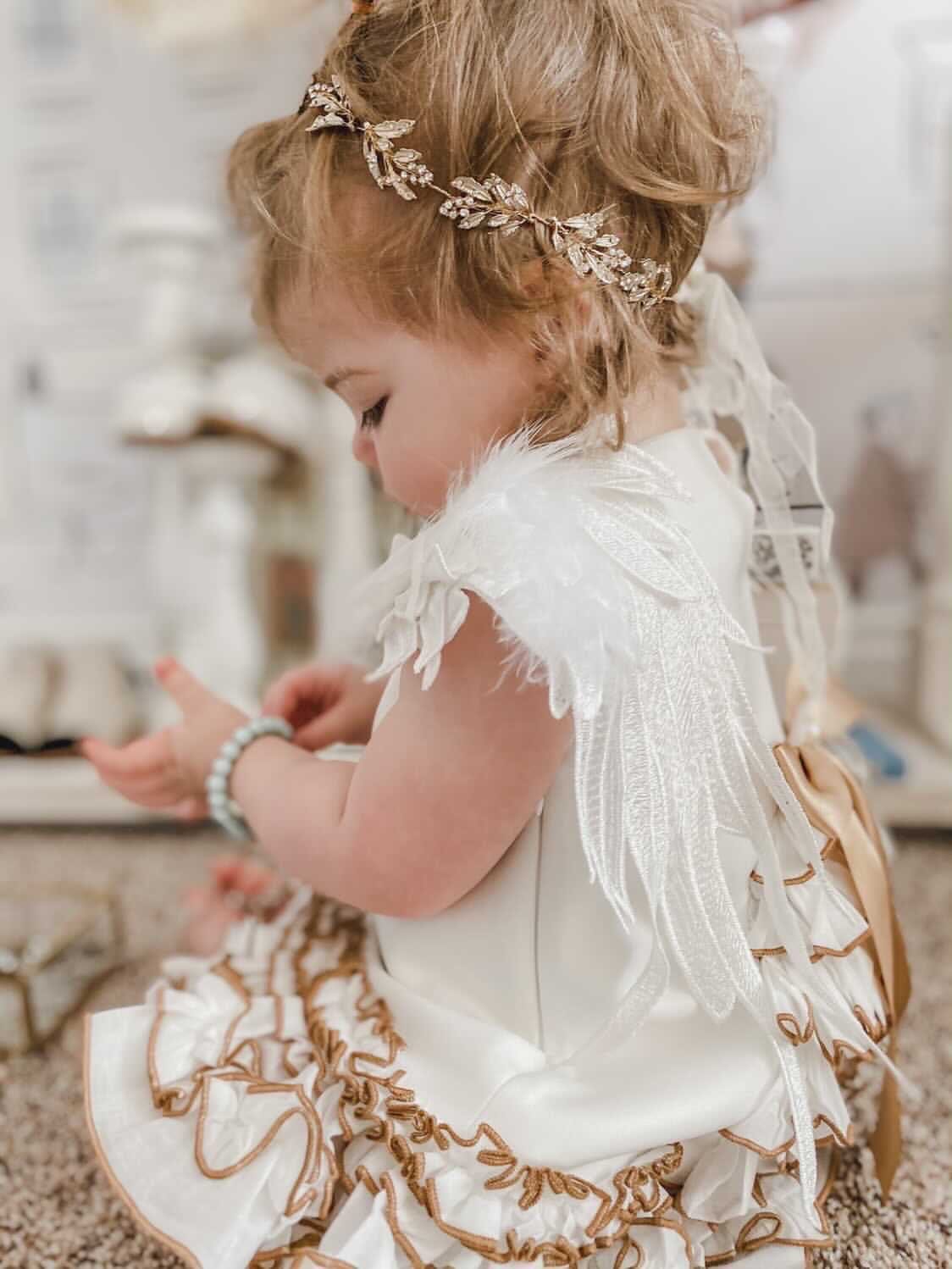 Gold Leaf Hair Garland - Image 8
