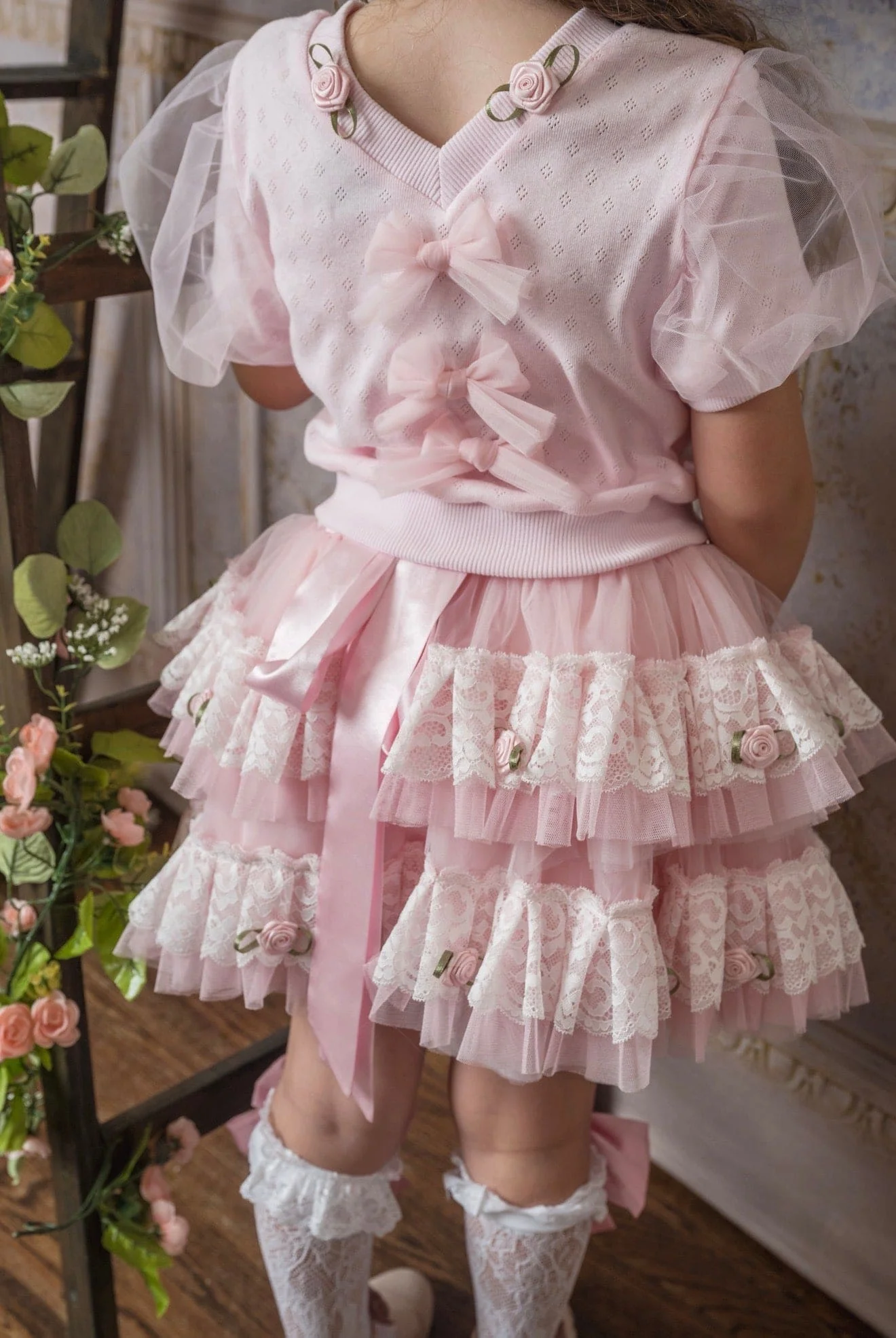 Harlow Pink Embroidered Top - Image 4