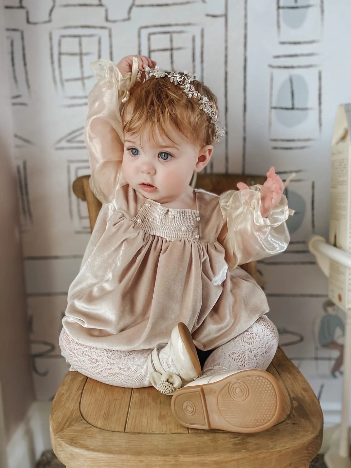 Helena Velour Romper - Image 13