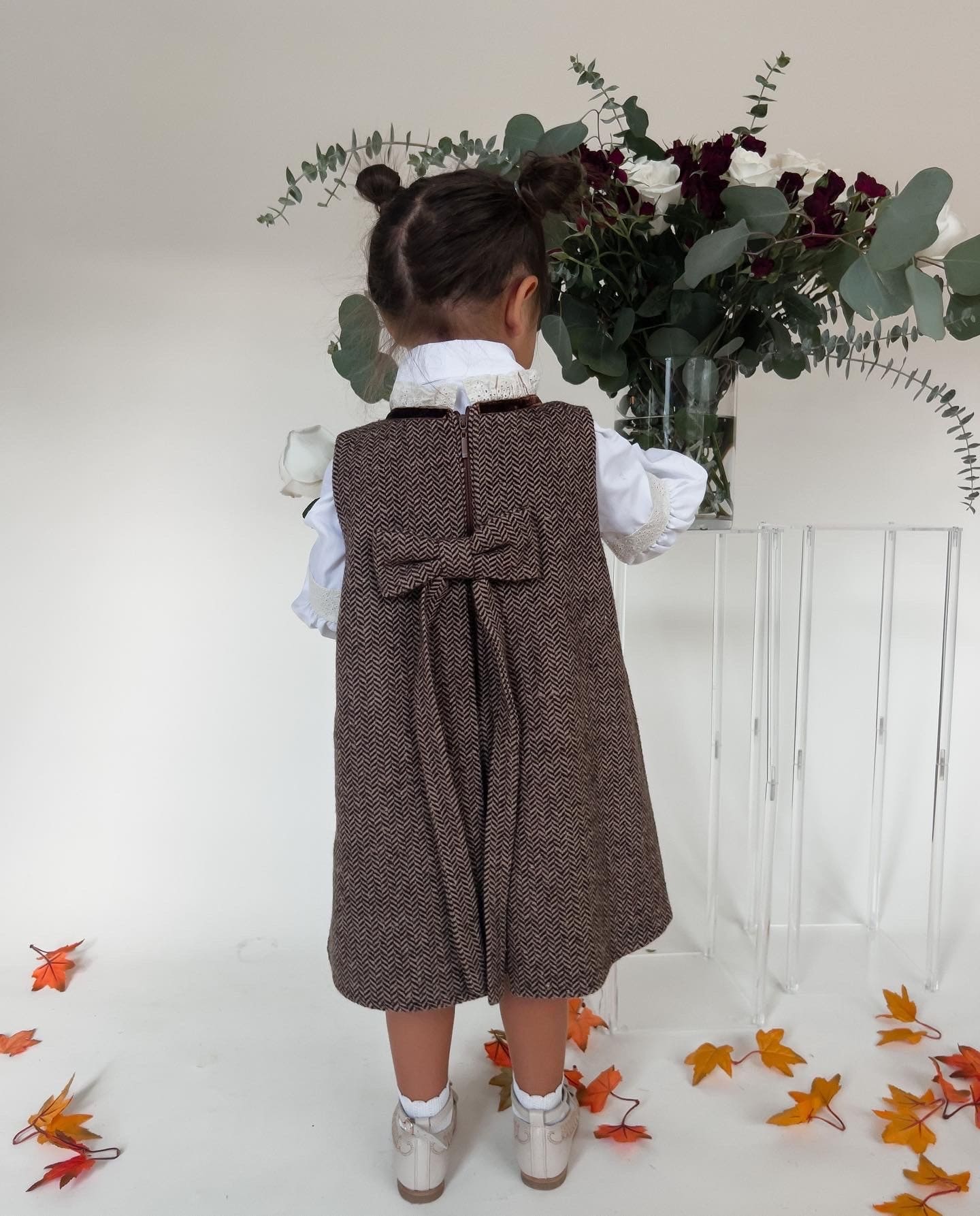 Herringbone Dress and Blouse Set - Image 13