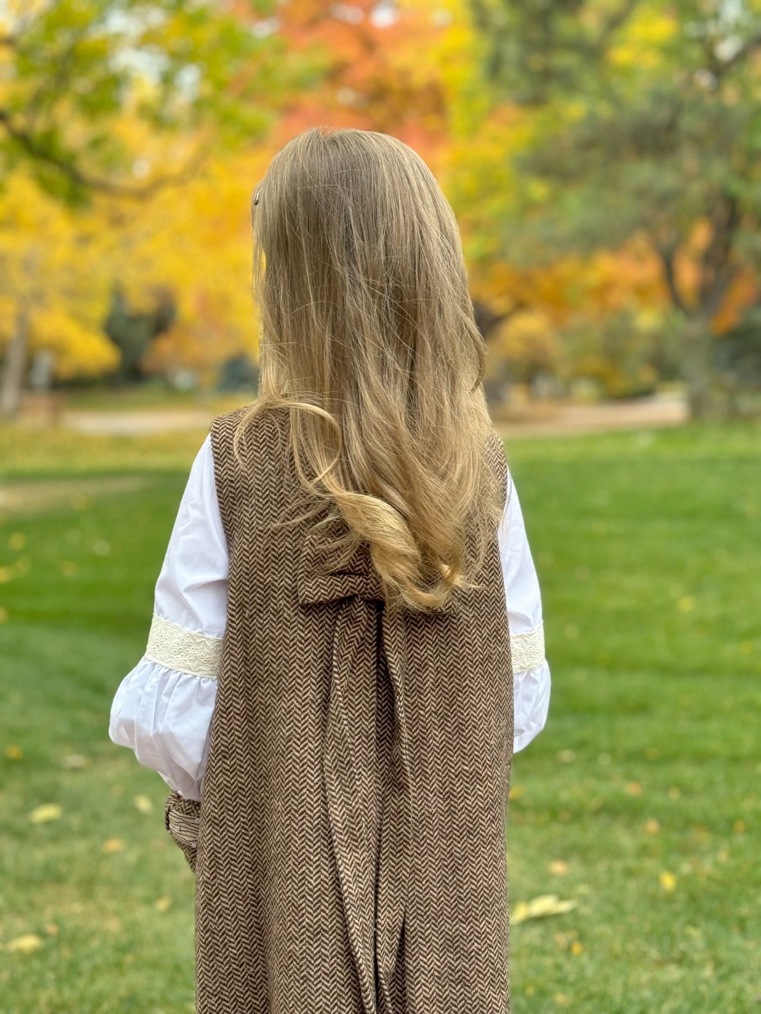 Herringbone Dress and Blouse Set - Image 19