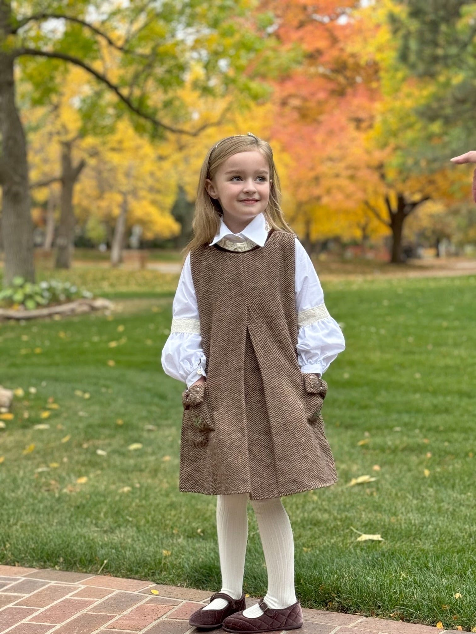 Herringbone Dress and Blouse Set - Image 22