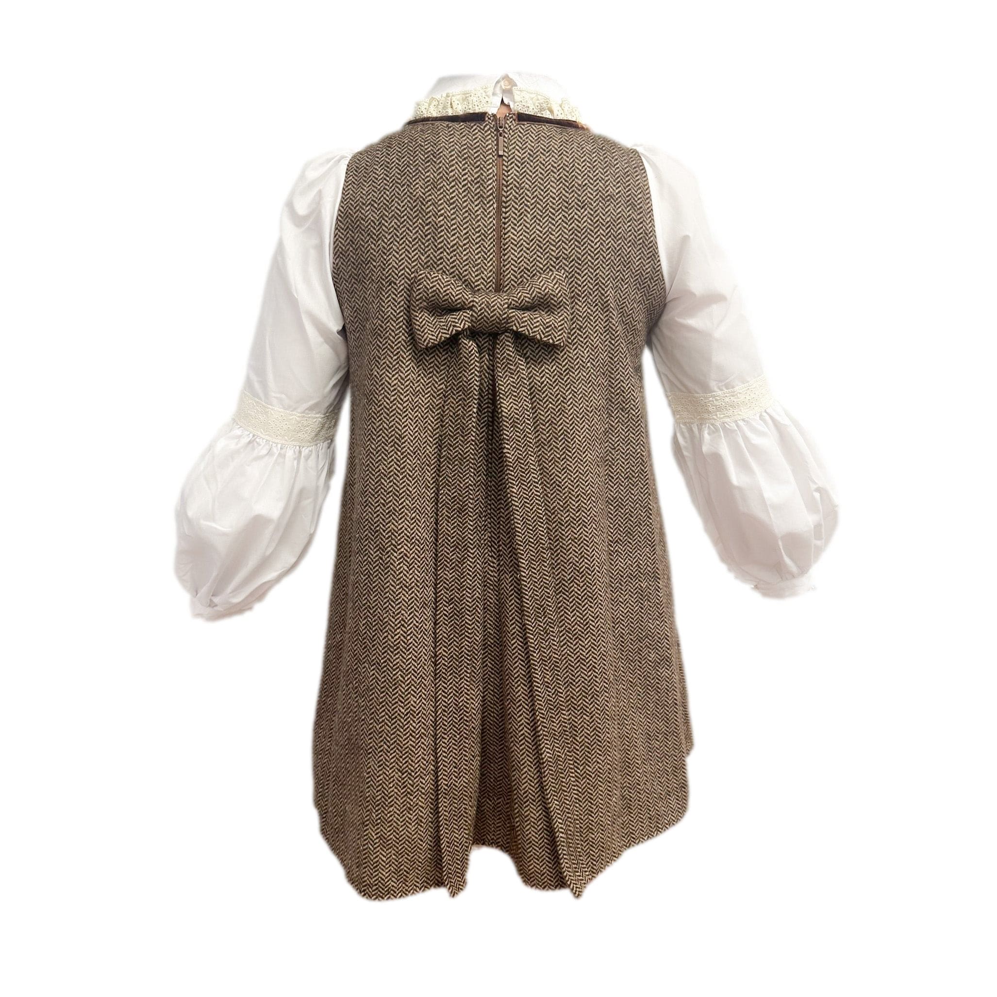 Herringbone Tweed Mom Dress - Image 25