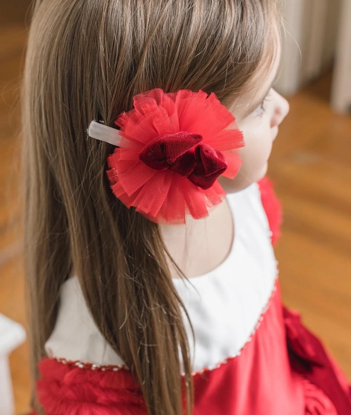 Holly Tulle Hair Clip - Image 3