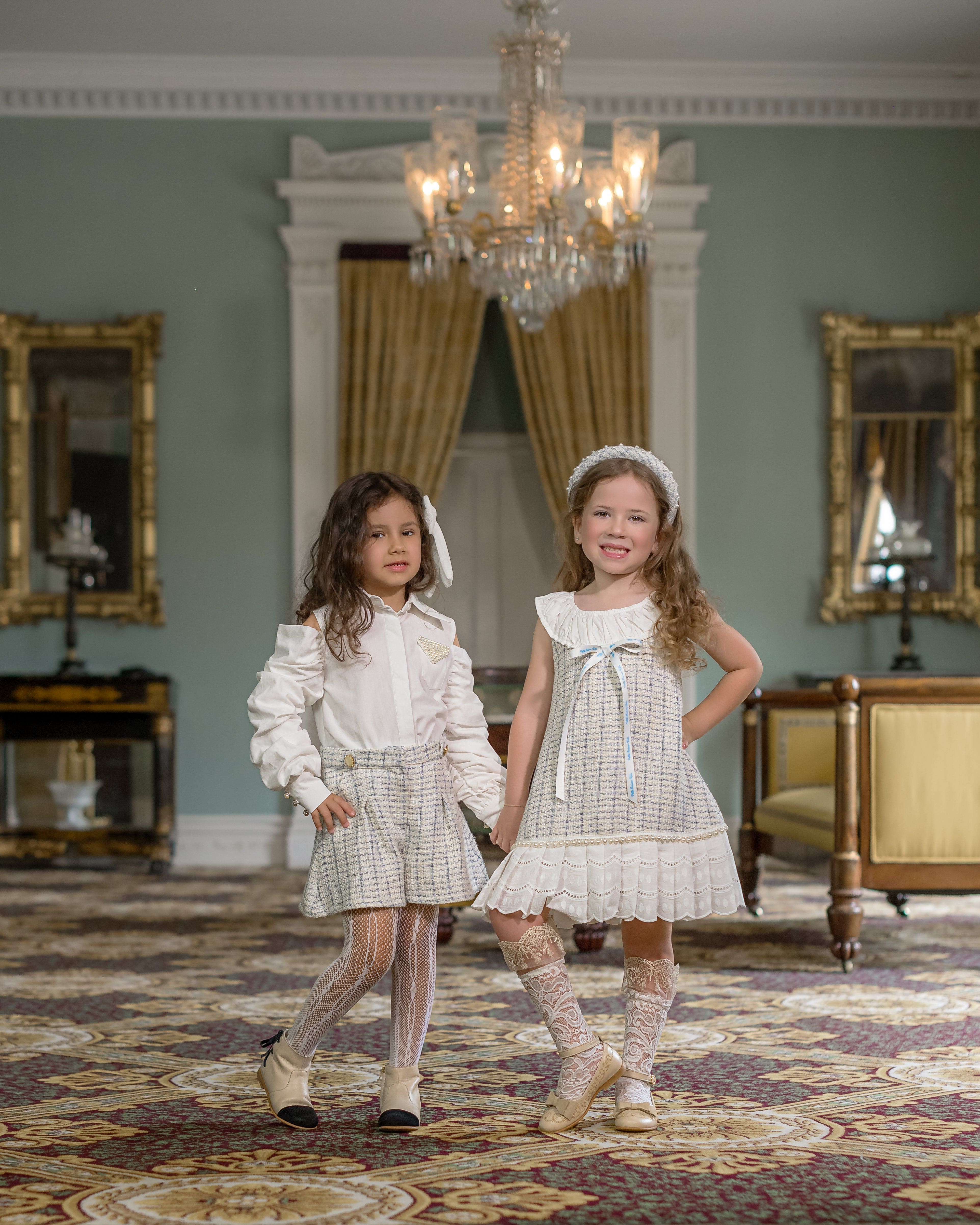 Iris Blouse and Tweed Shorts Set - Image 7