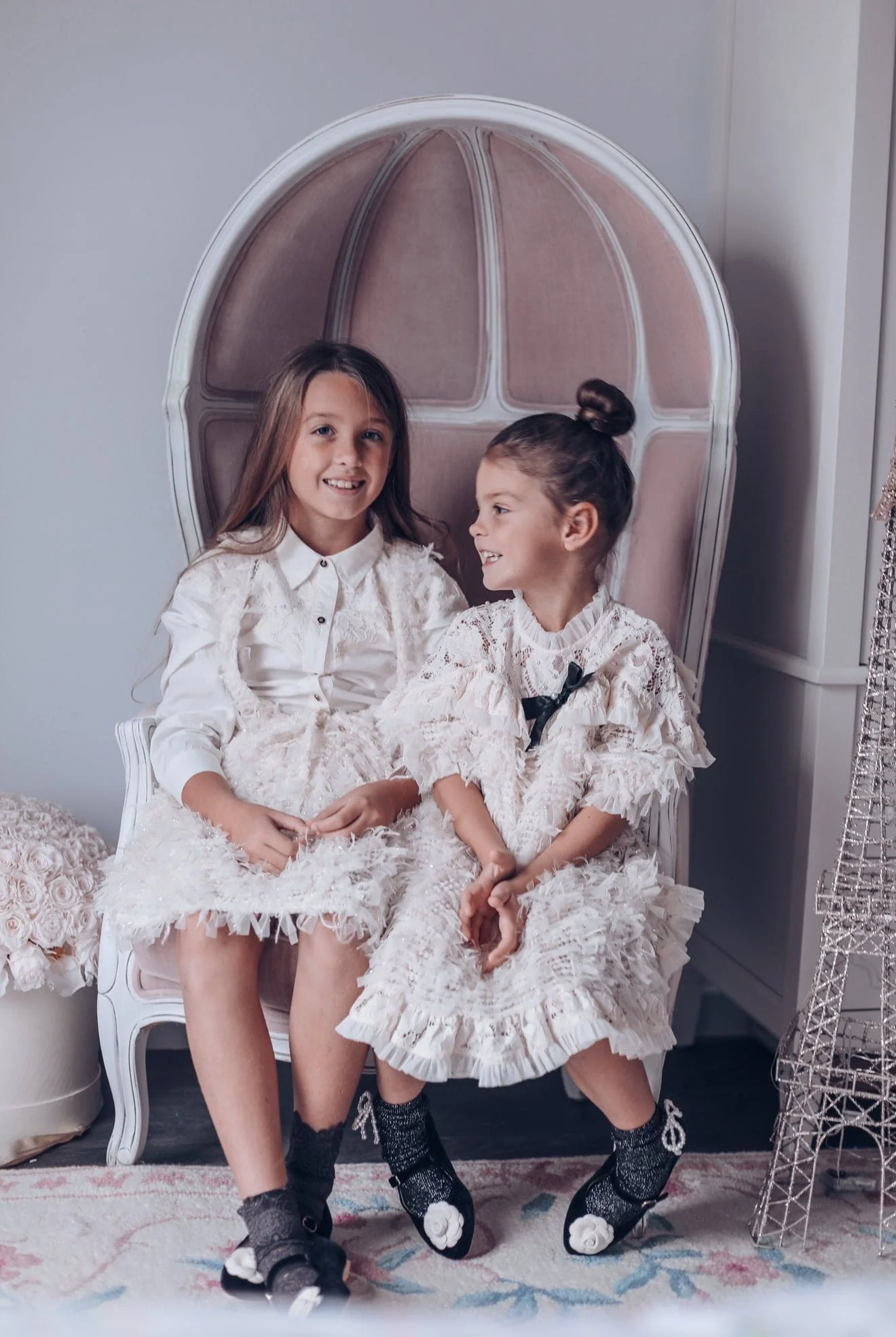 Ivanna Ivory Blouse and Skirt Set - Image 10