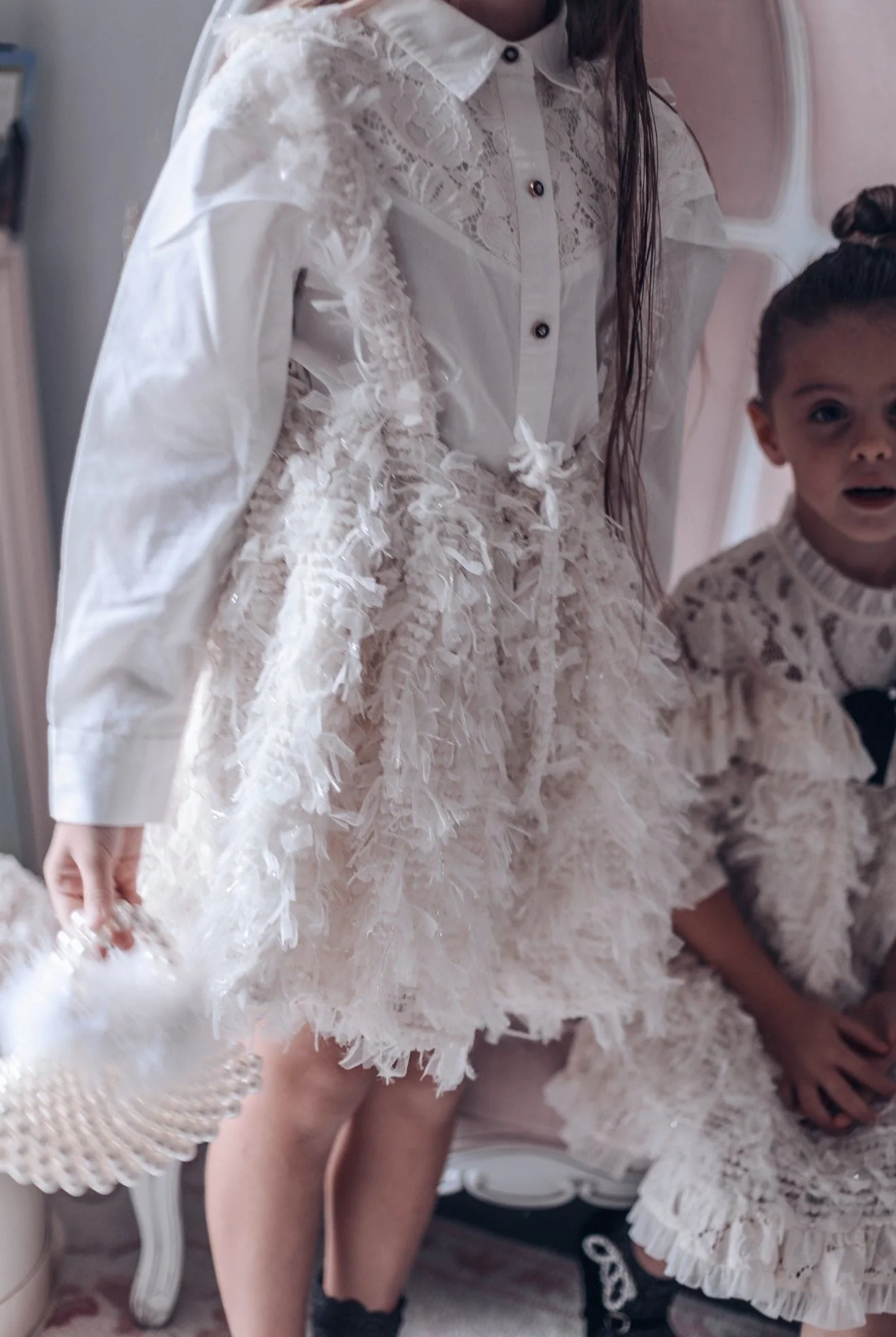 Ivanna Ivory Blouse and Skirt Set - Image 12