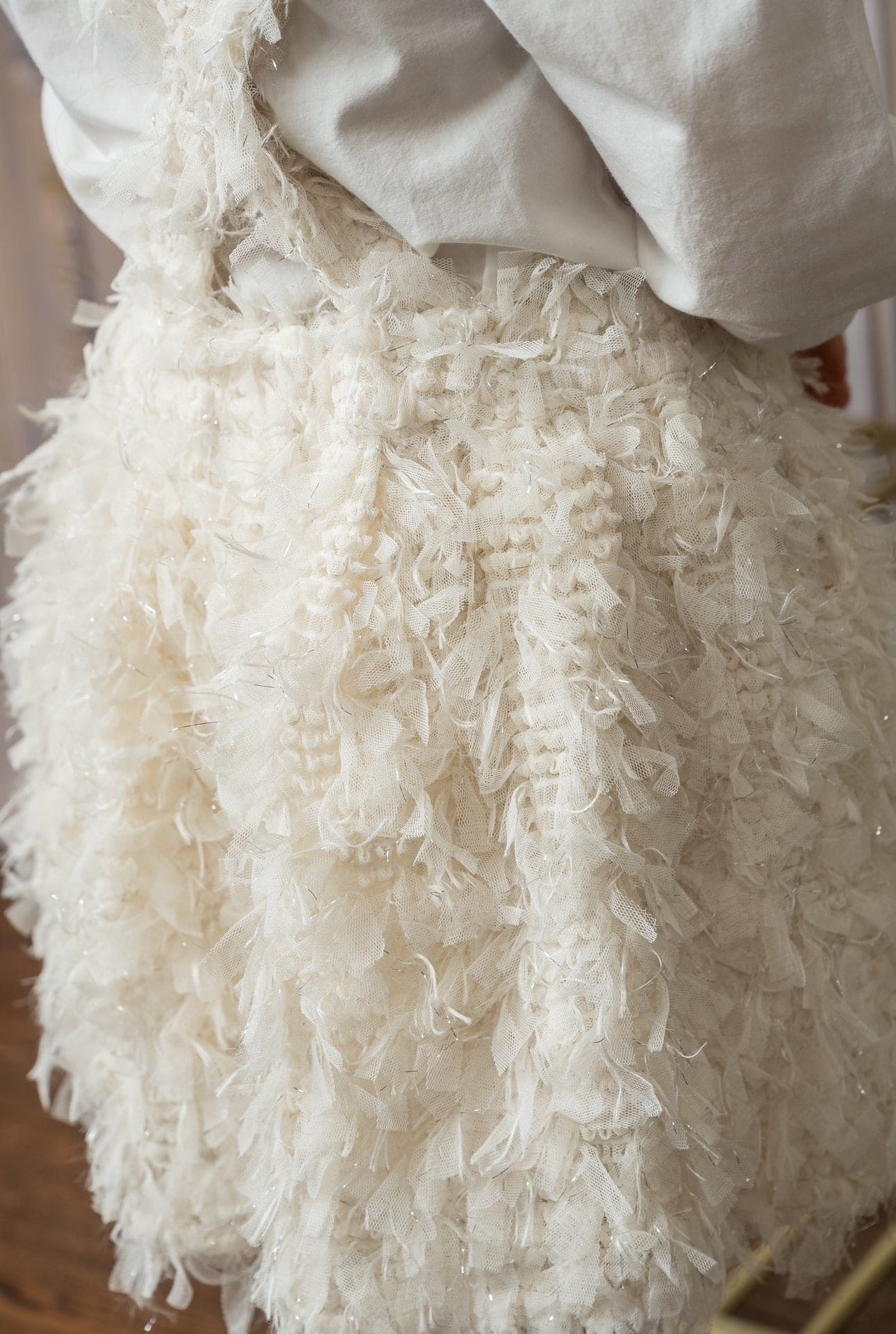 Ivanna Ivory Blouse and Skirt Set - Image 13