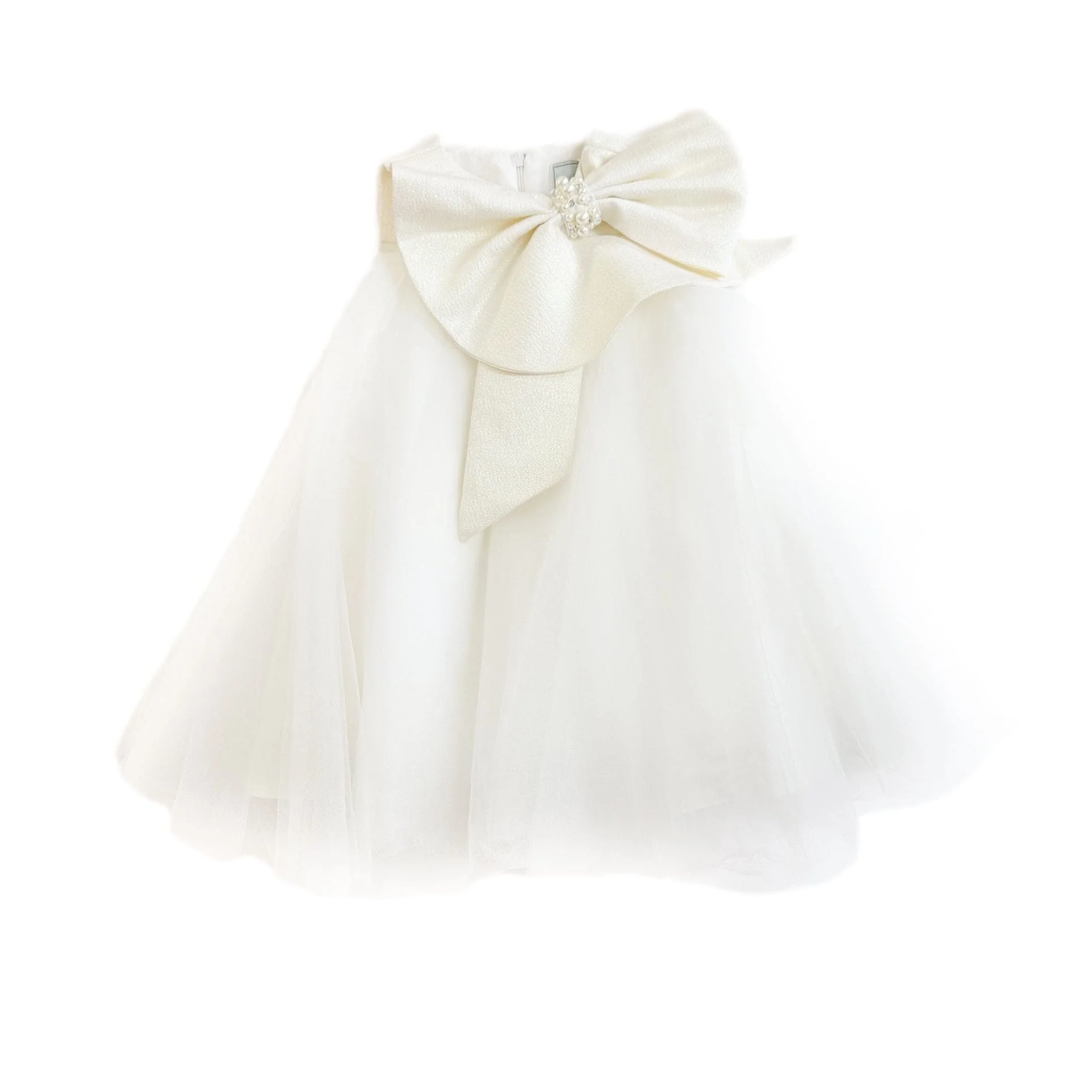 Jackie White Tulle Dress