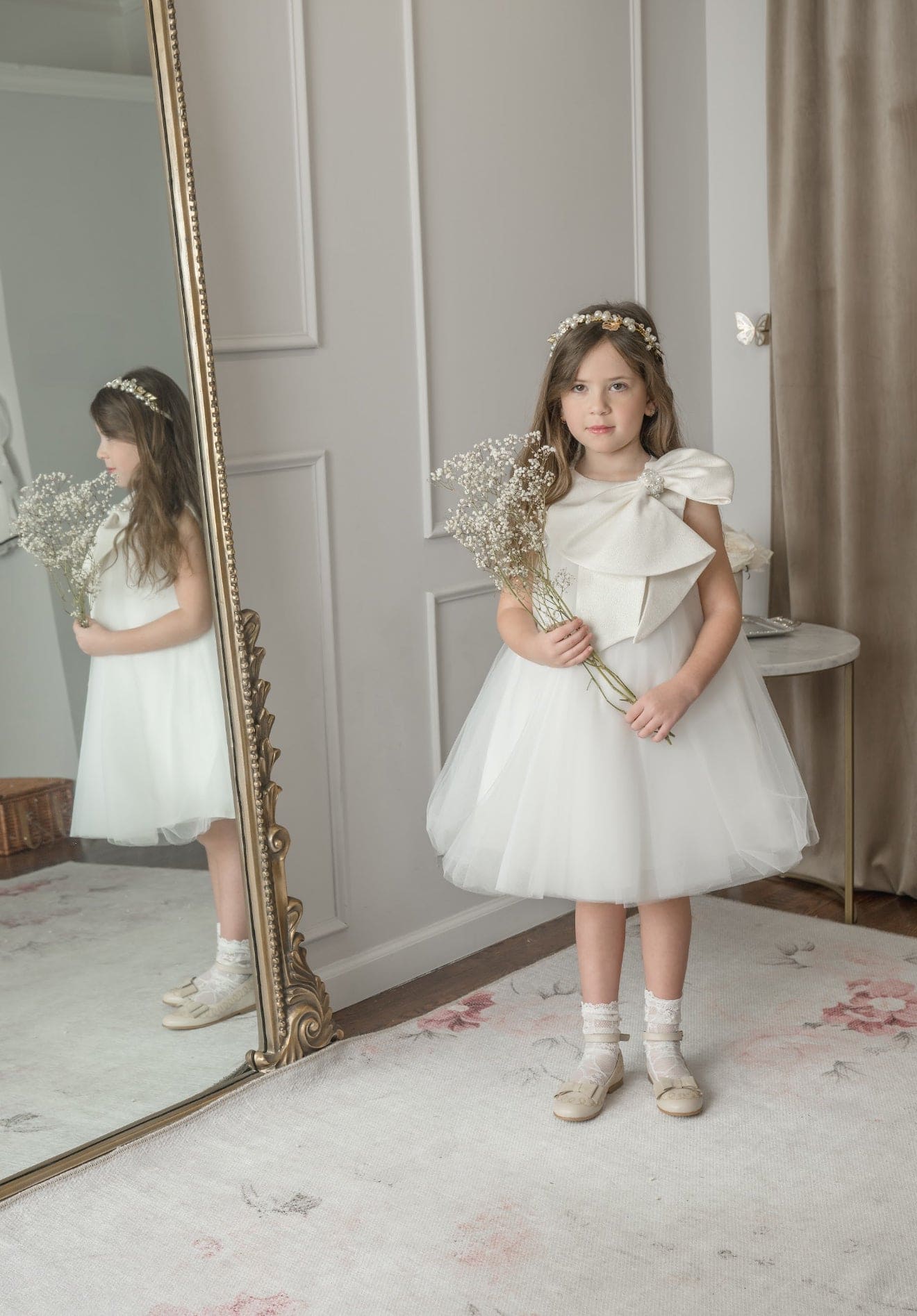 Jackie White Tulle Dress - Image 2
