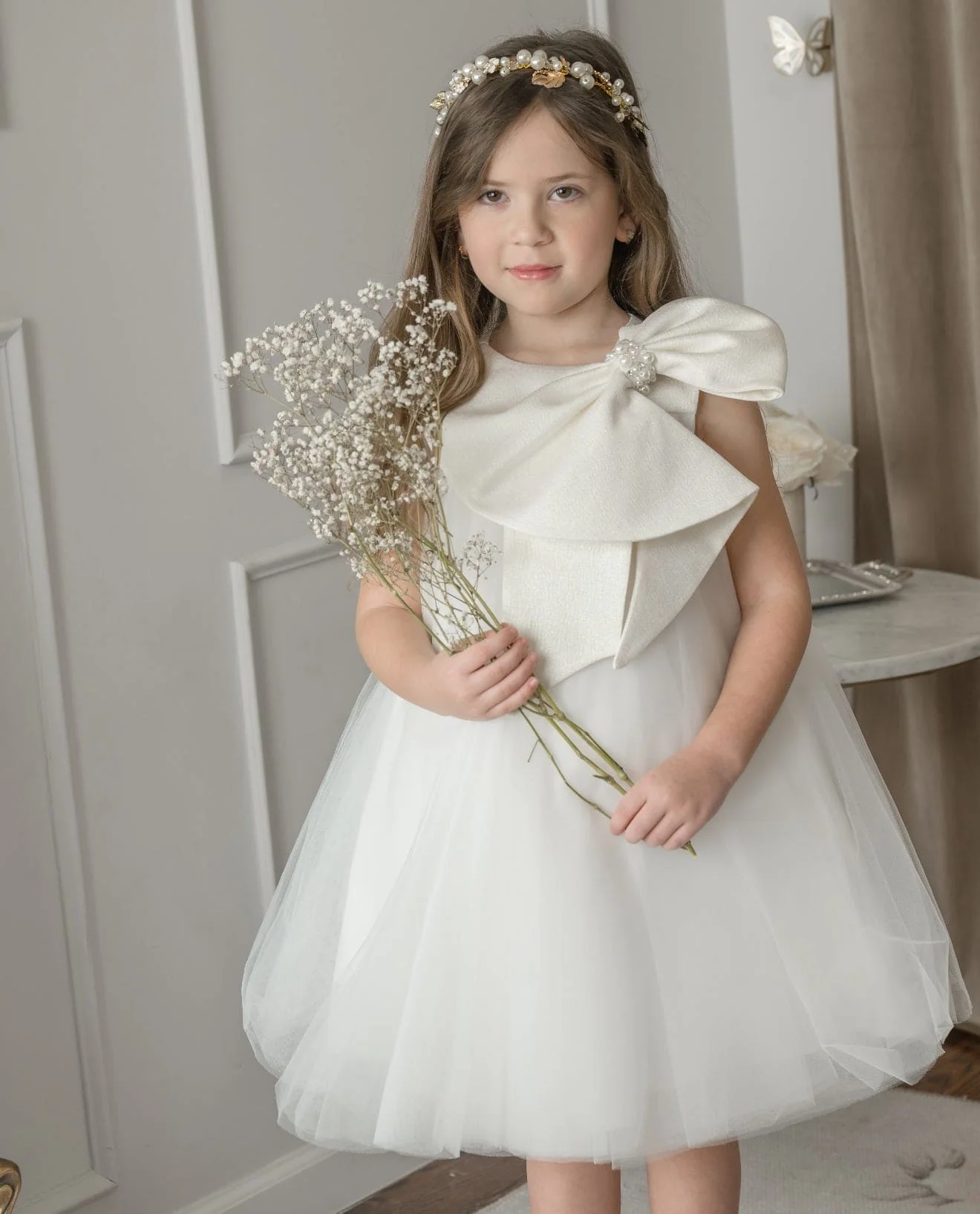 Jackie White Tulle Dress - Image 8