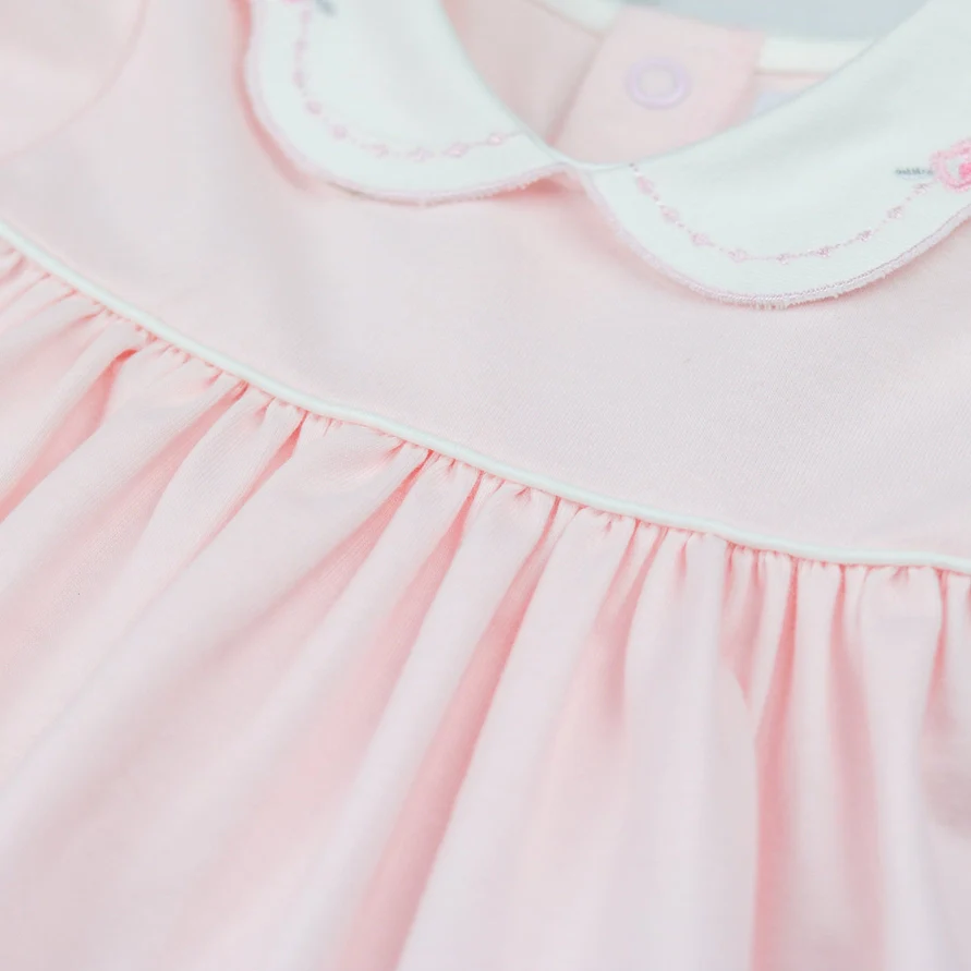 Jemima Pink Girls Pretty Summer Dress - Image 3