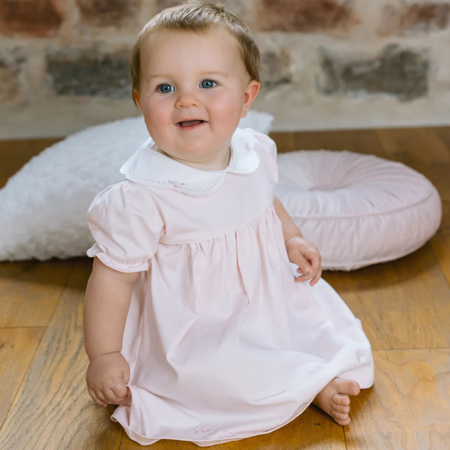 Jemima Pink Girls Pretty Summer Dress - Image 7