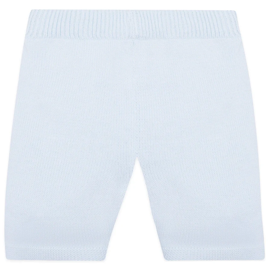 Jerry Baby Blue Boys Stripe Knit Top and Shorts Set - Image 5