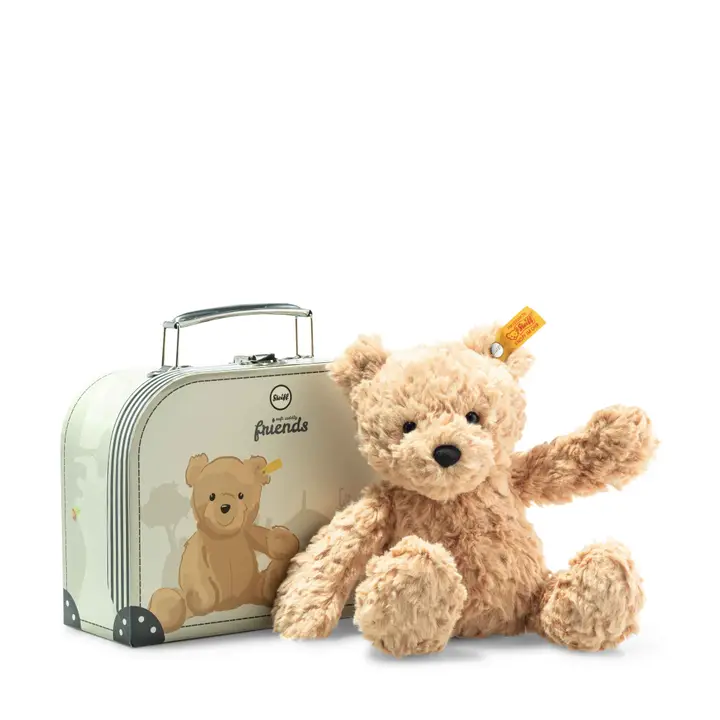 Jimmy Teddy Bear in Suitcase, 10"