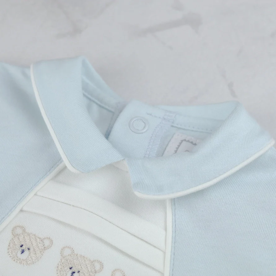 Jonnie Boys Baby Blue Teddy Top and Shorts Set - Image 3