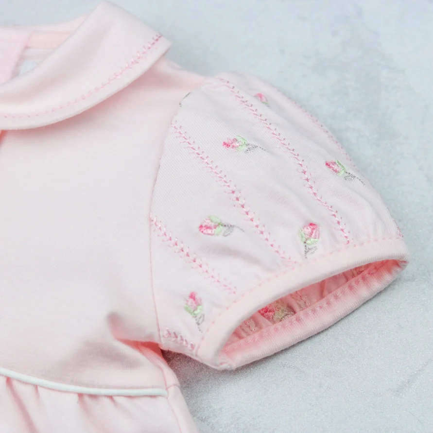 Judy Pink Girls Pretty Top and Shorts Set - Image 10