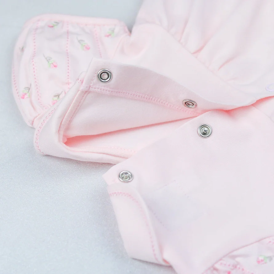 Judy Pink Girls Pretty Top and Shorts Set - Image 4