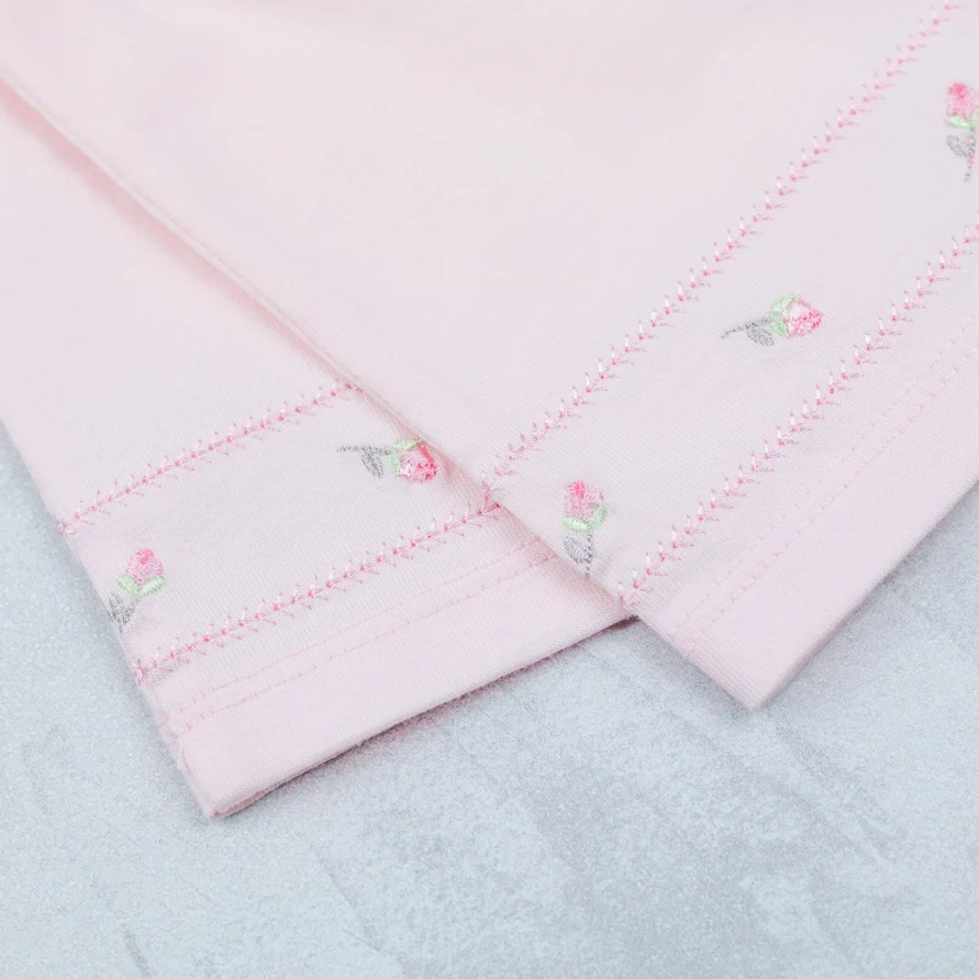 Judy Pink Girls Pretty Top and Shorts Set - Image 7