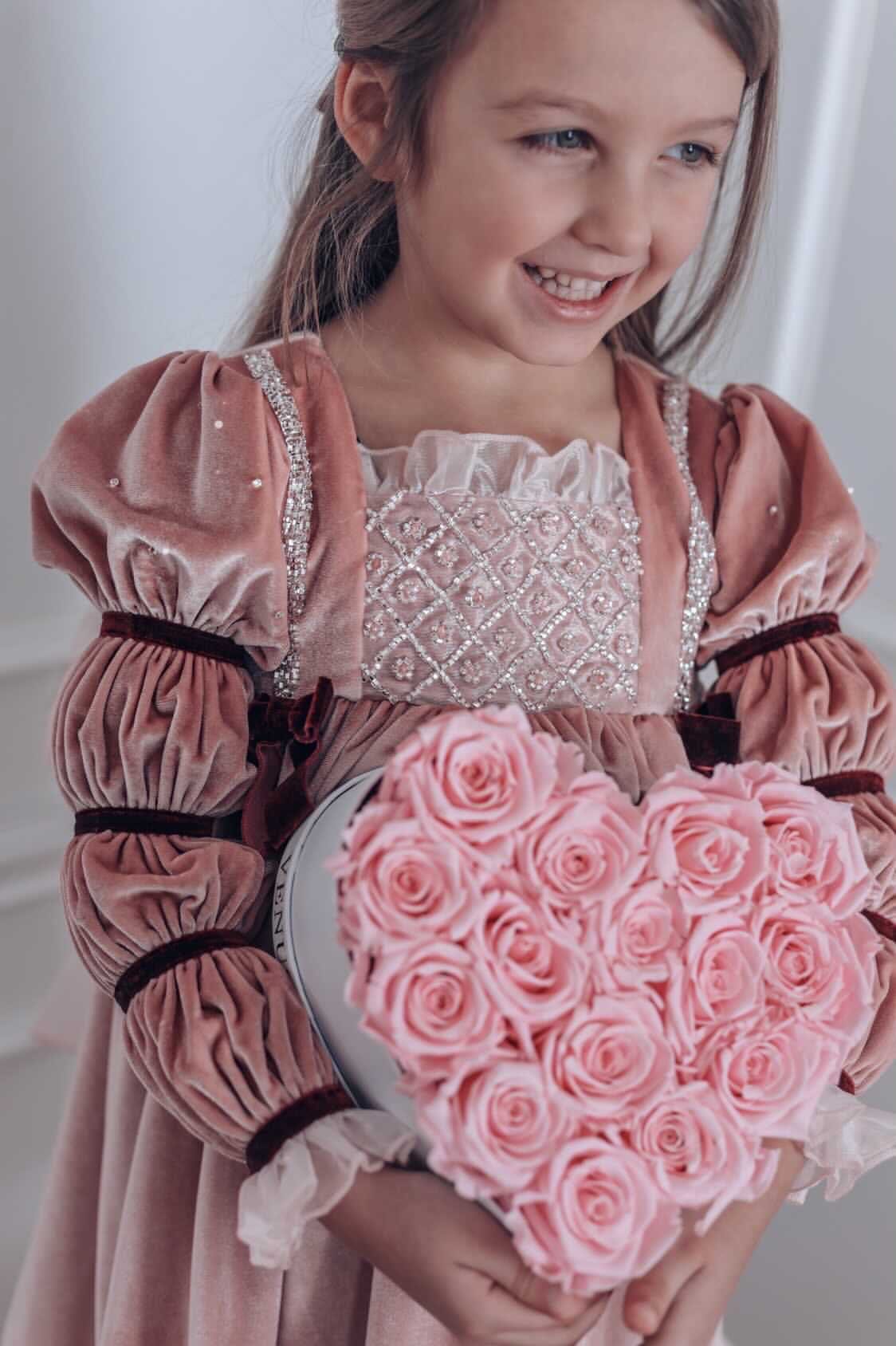 Juliette Pink Velour Dress - Image 18