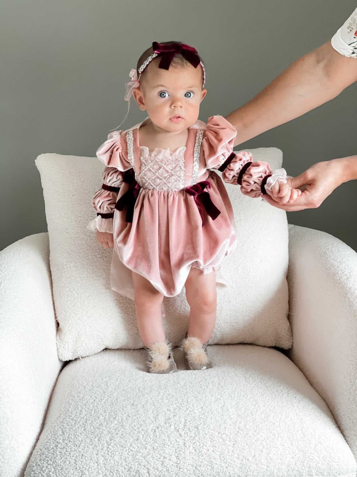 Juliette Velvet Romper - Image 11