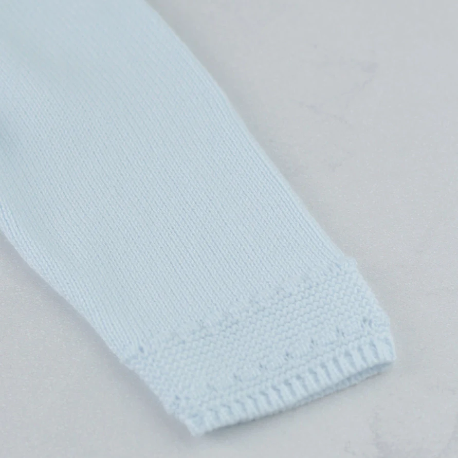 Kaleb Boys Blue Knitted All in One & Hat Set - Image 8