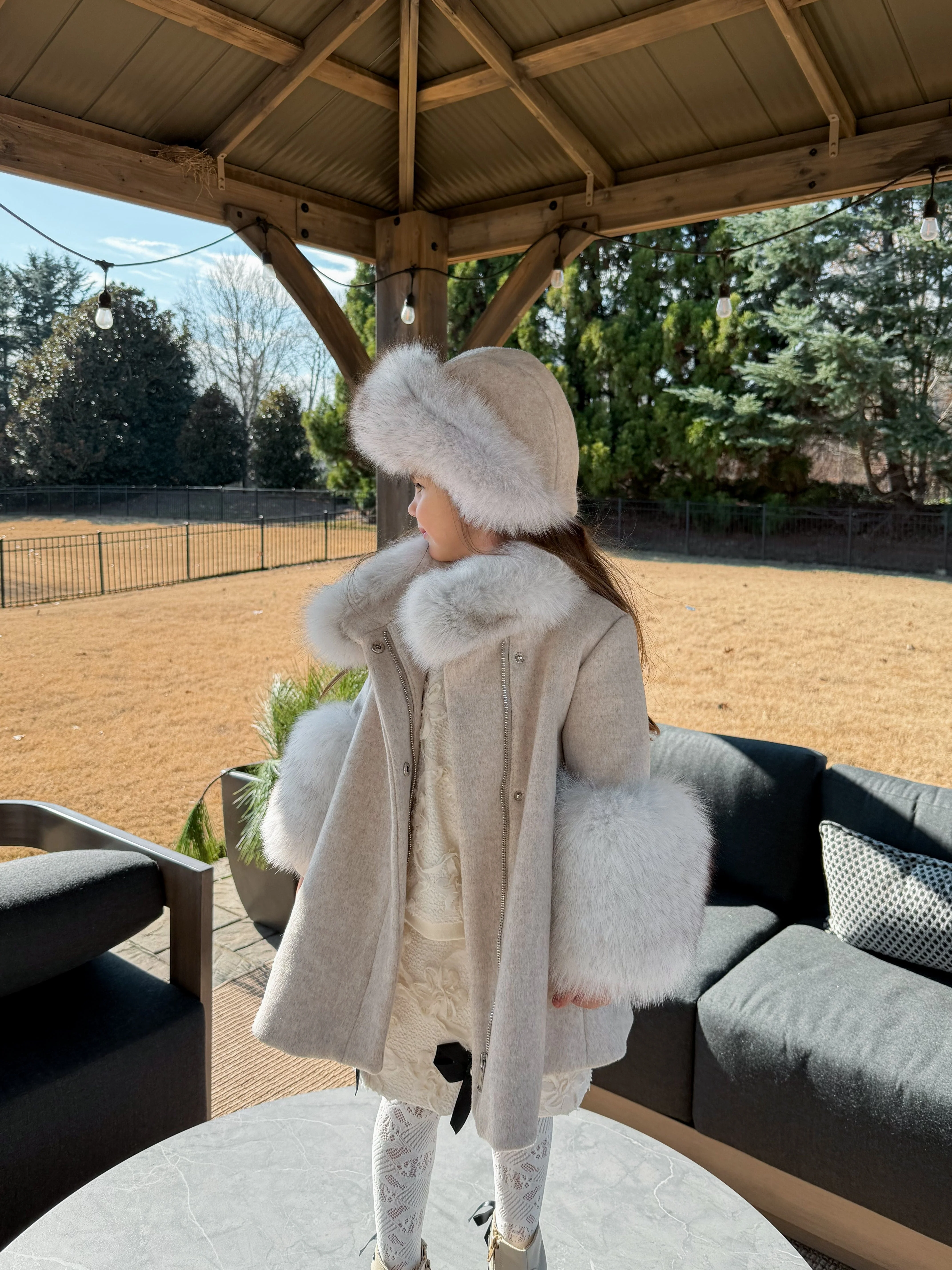 Karenina Kids' Fur Hat - Image 9