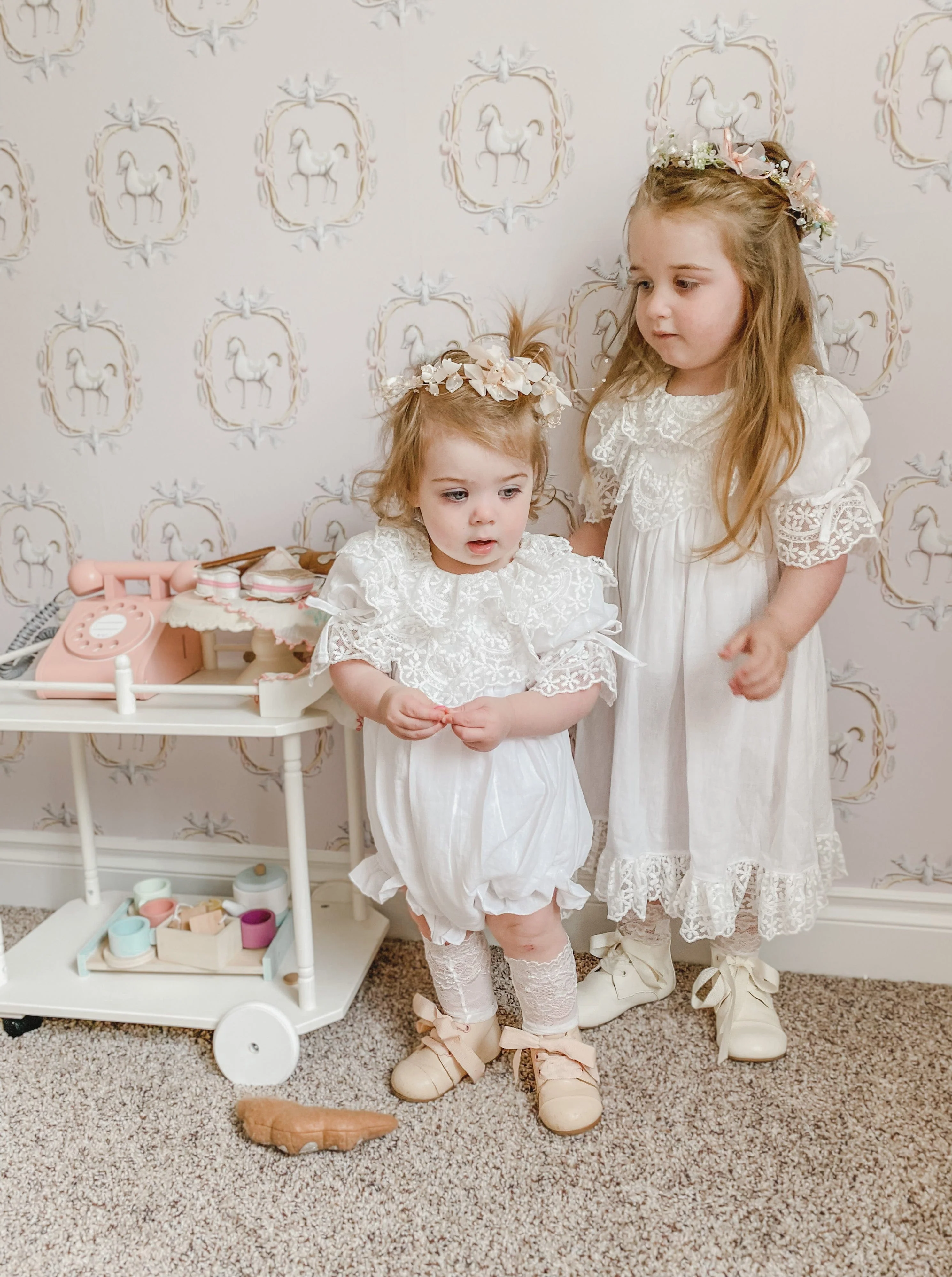 Katherine Embroidered Linen Dress - Image 19