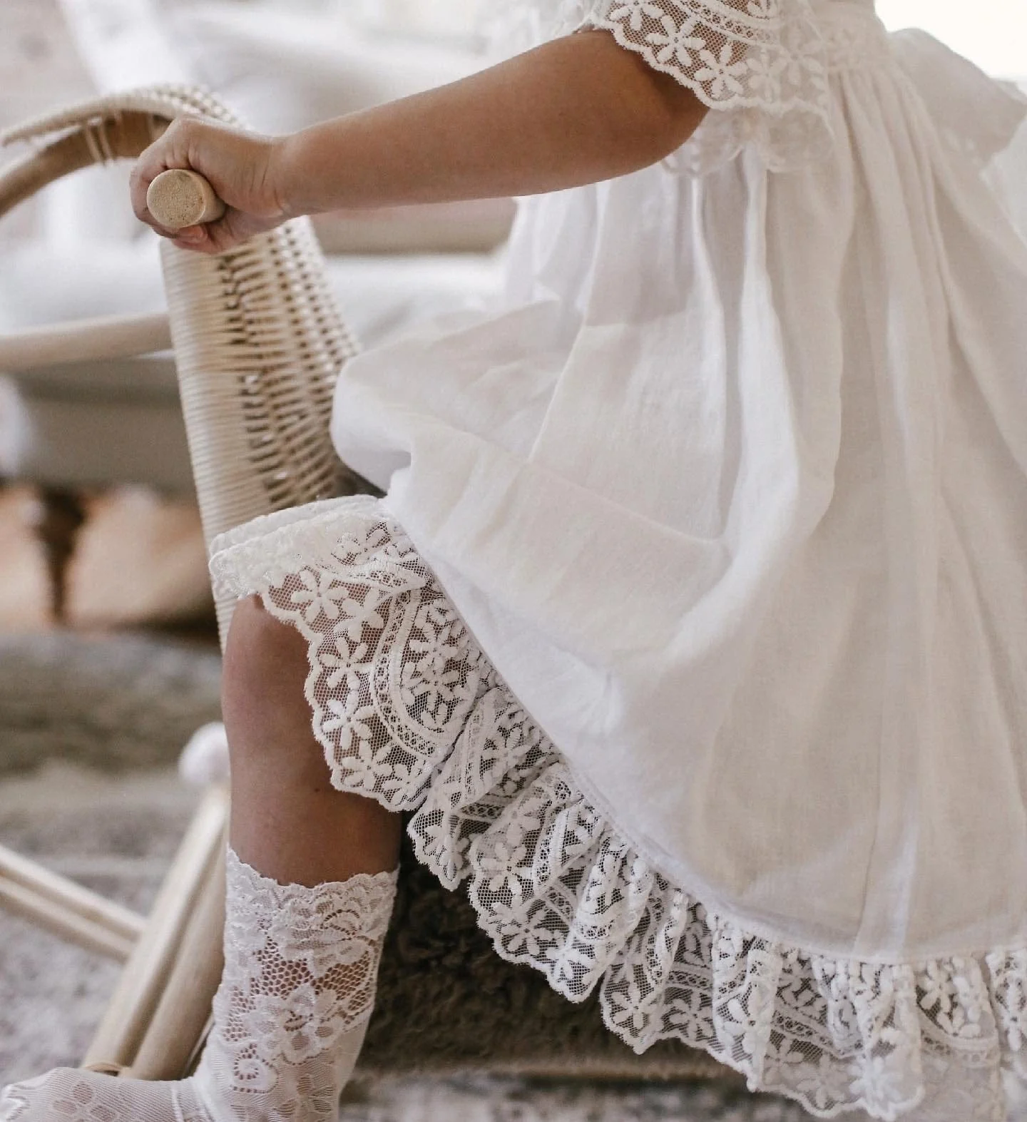 Katherine Embroidered Linen Dress - Image 7