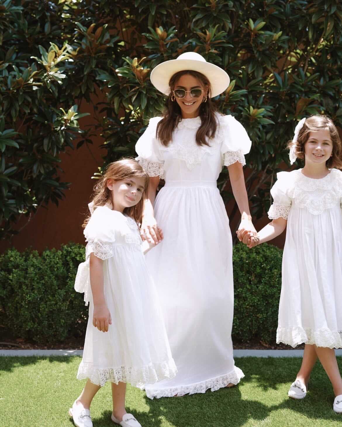 Katherine Embroidered Linen Mom Dress - Image 12
