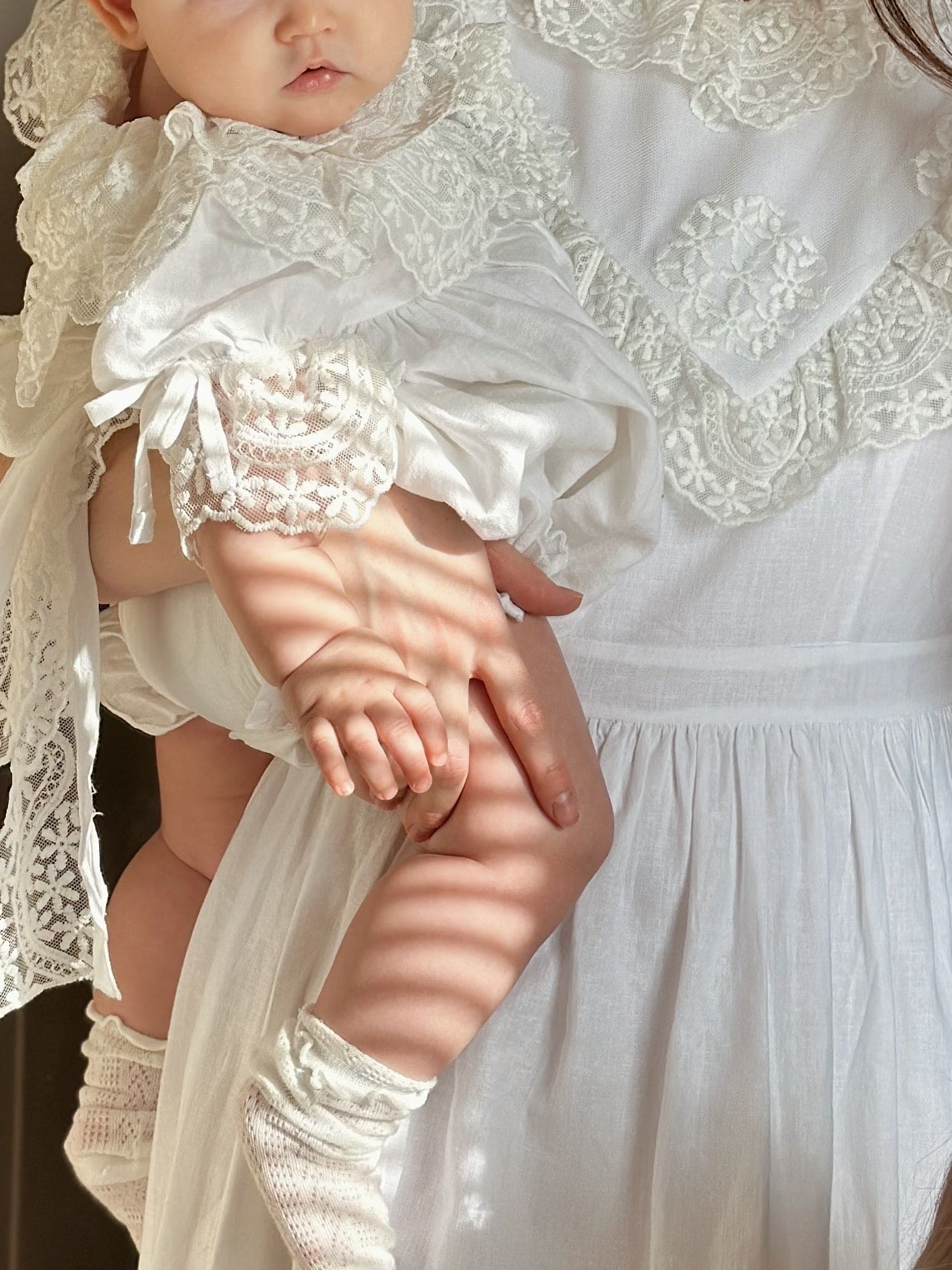 Katherine Embroidered Linen Mom Dress - Image 19