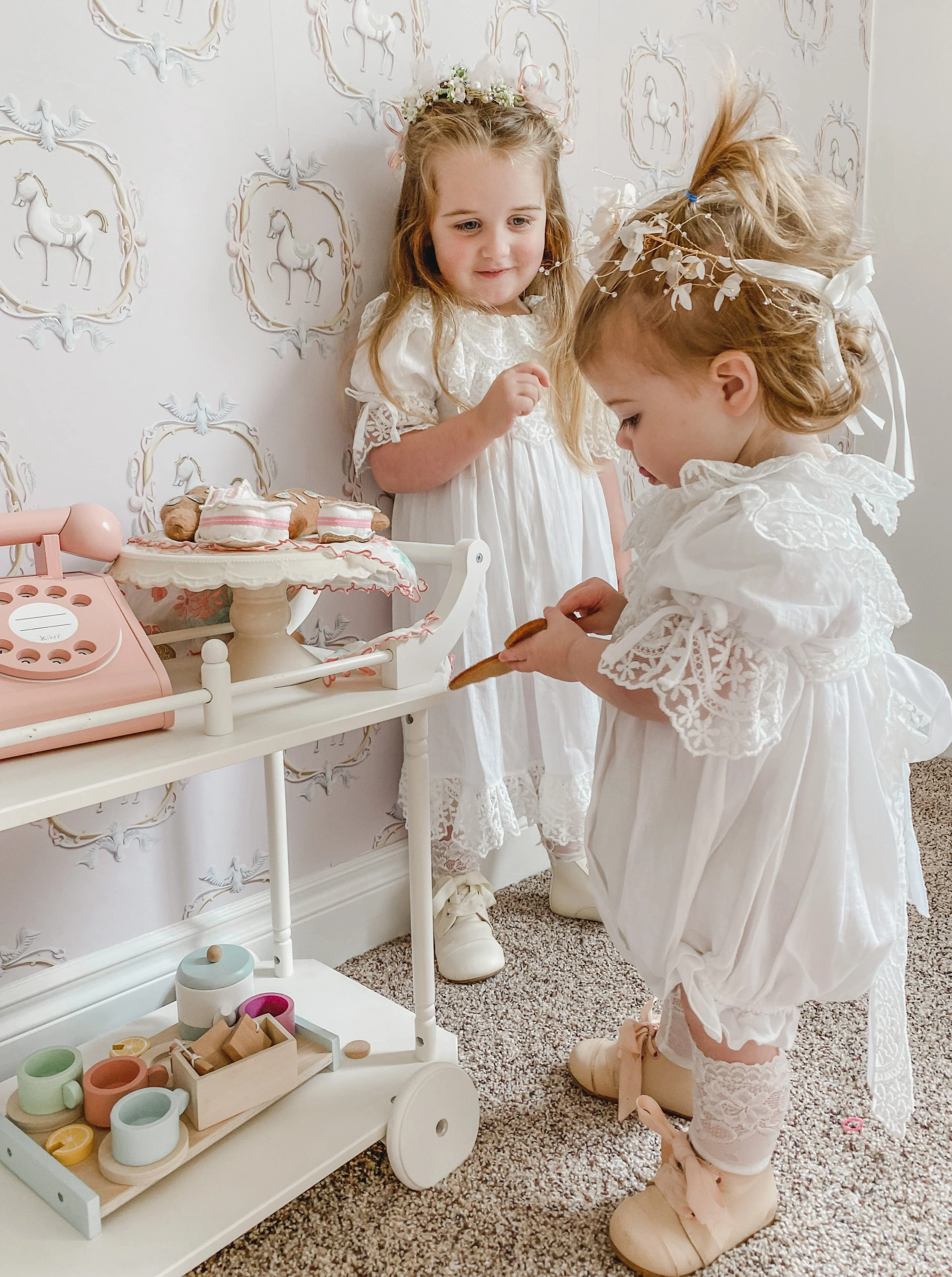 Katherine Embroidered Linen Romper - Image 13