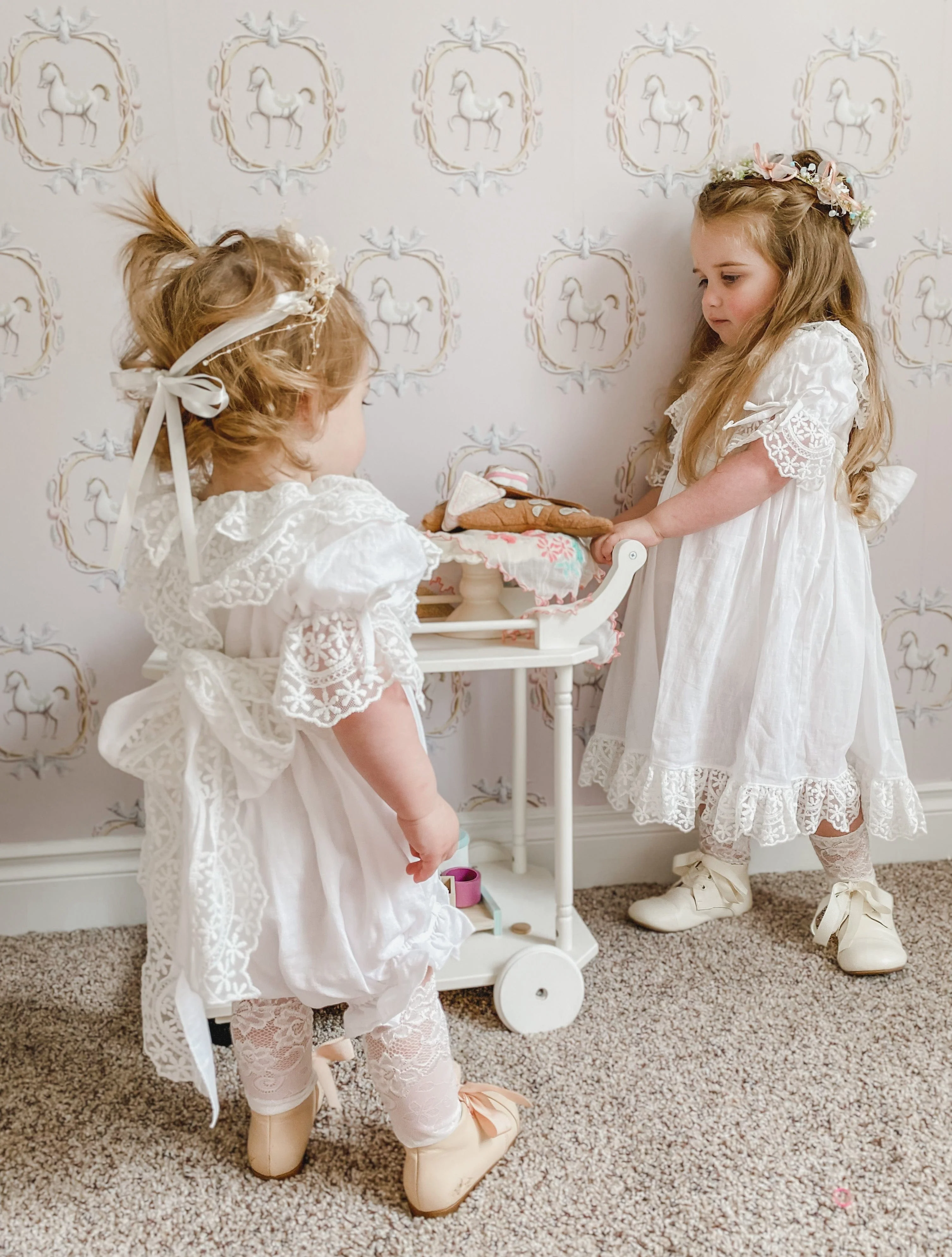 Katherine Embroidered Linen Romper - Image 15
