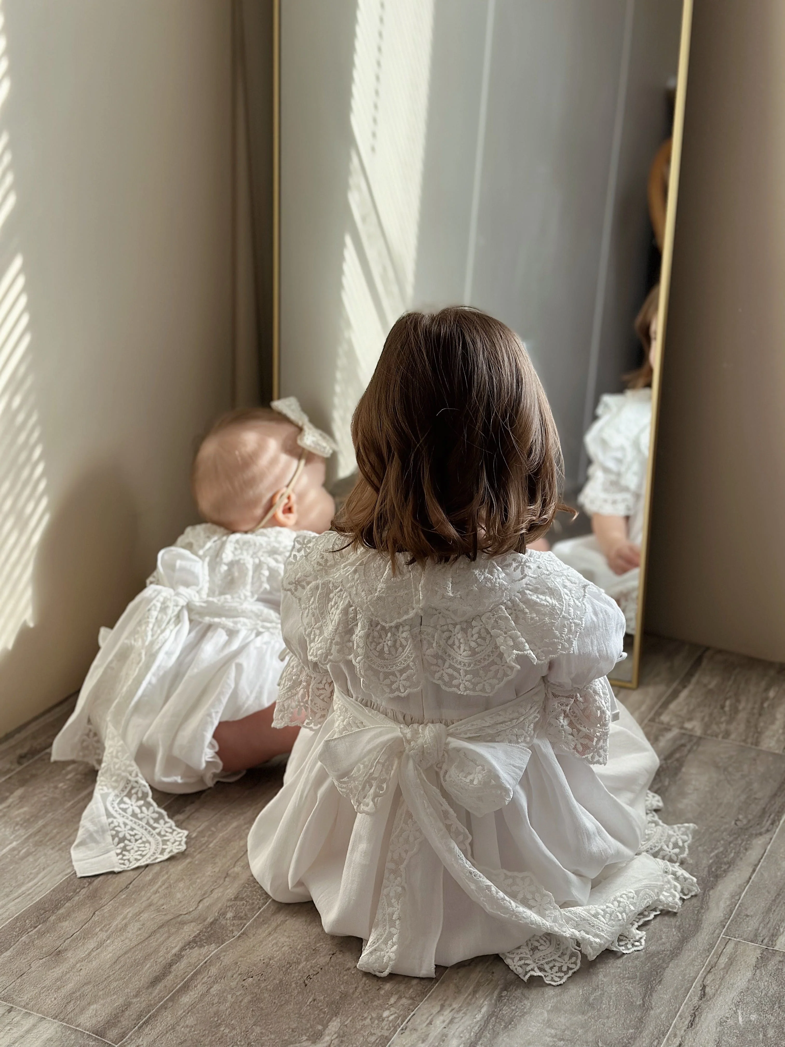 Katherine Embroidered Linen Romper - Image 23