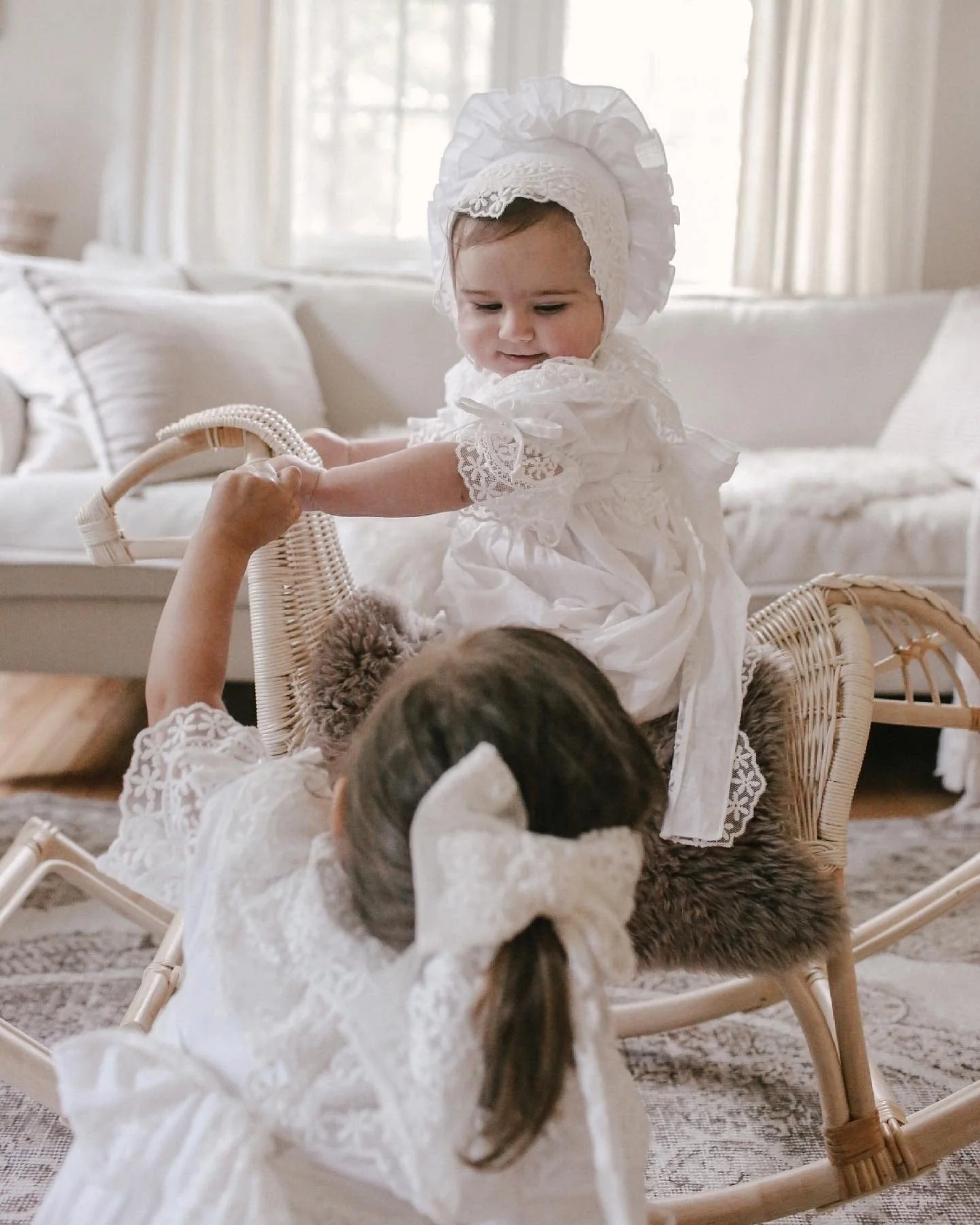 Katherine Embroidered Linen Romper - Image 3