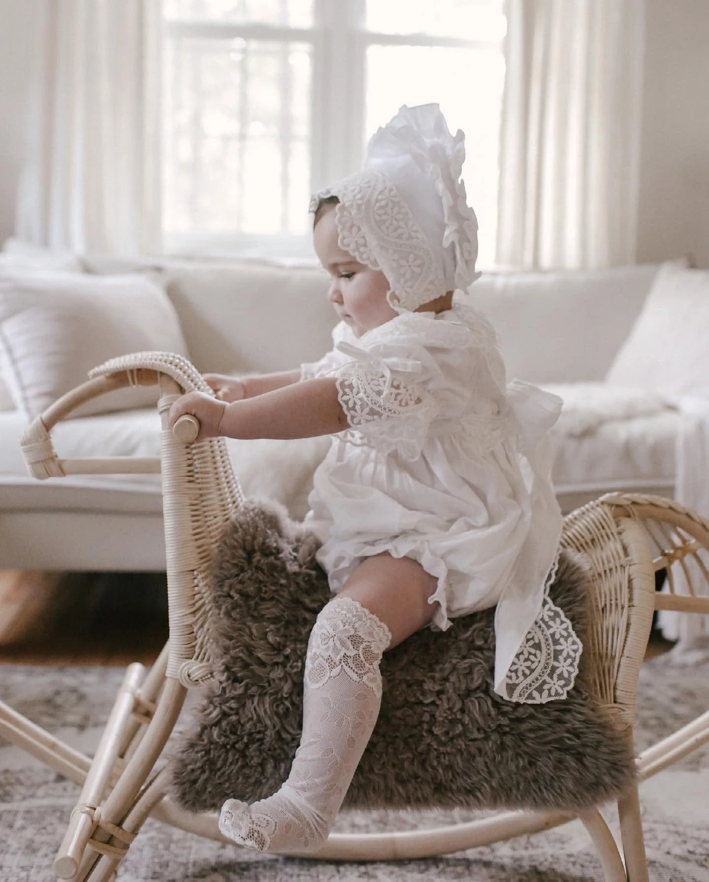 Katherine Embroidered Linen Romper - Image 8