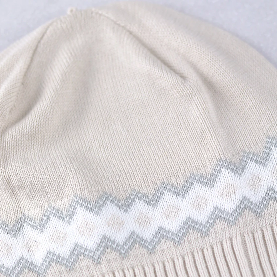 Kristian Boys Stone Teddy Knit All in One & Hat Set - Image 8