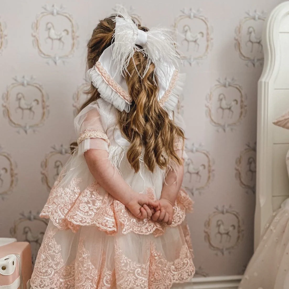 Laila Large Hair Bow - Image 4