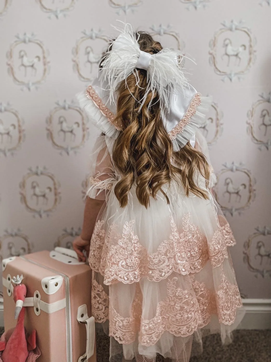 Laila Large Hair Bow - Image 5