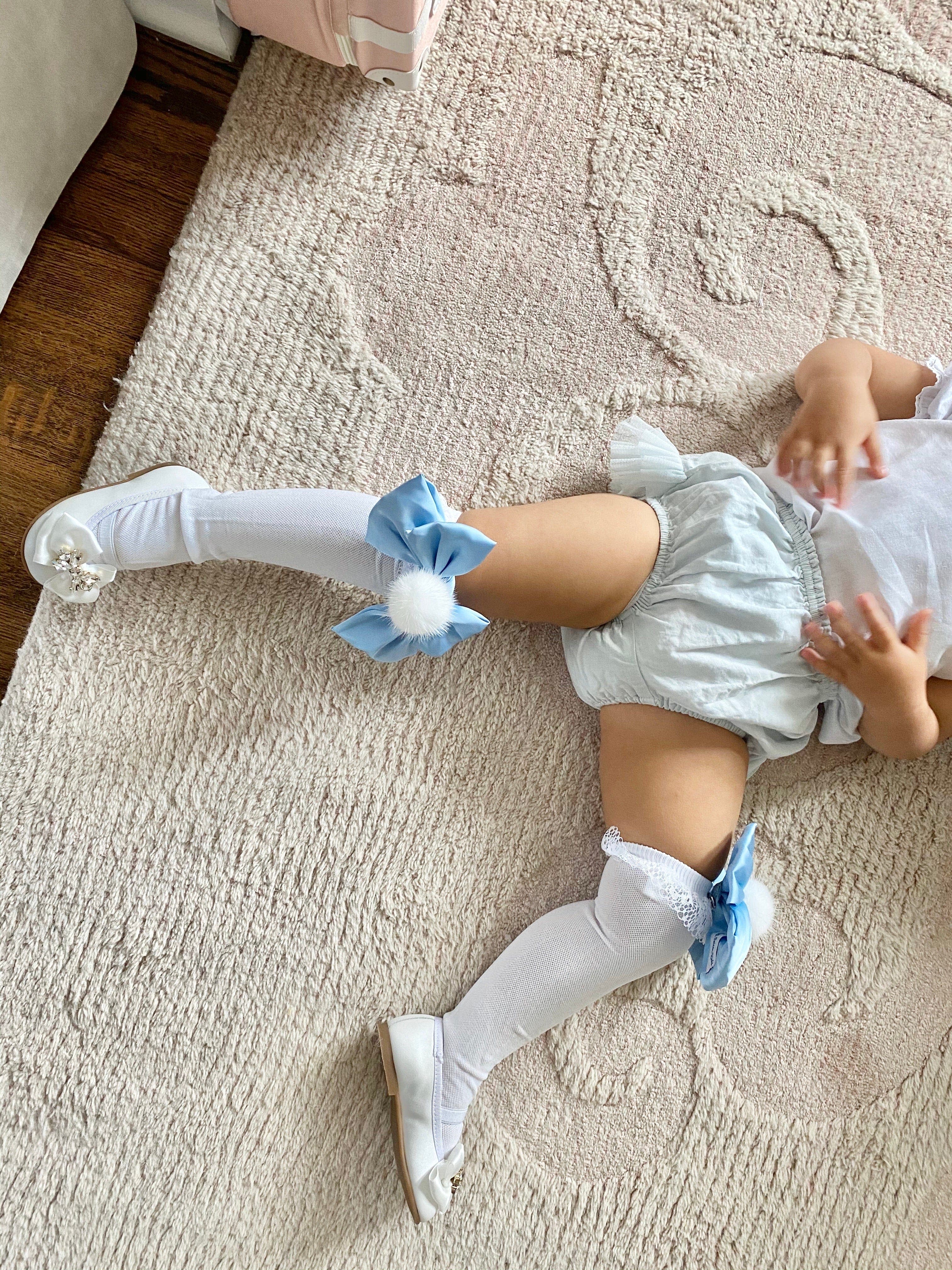Lana Ruffle Socks with Poms and Bows - Image 17