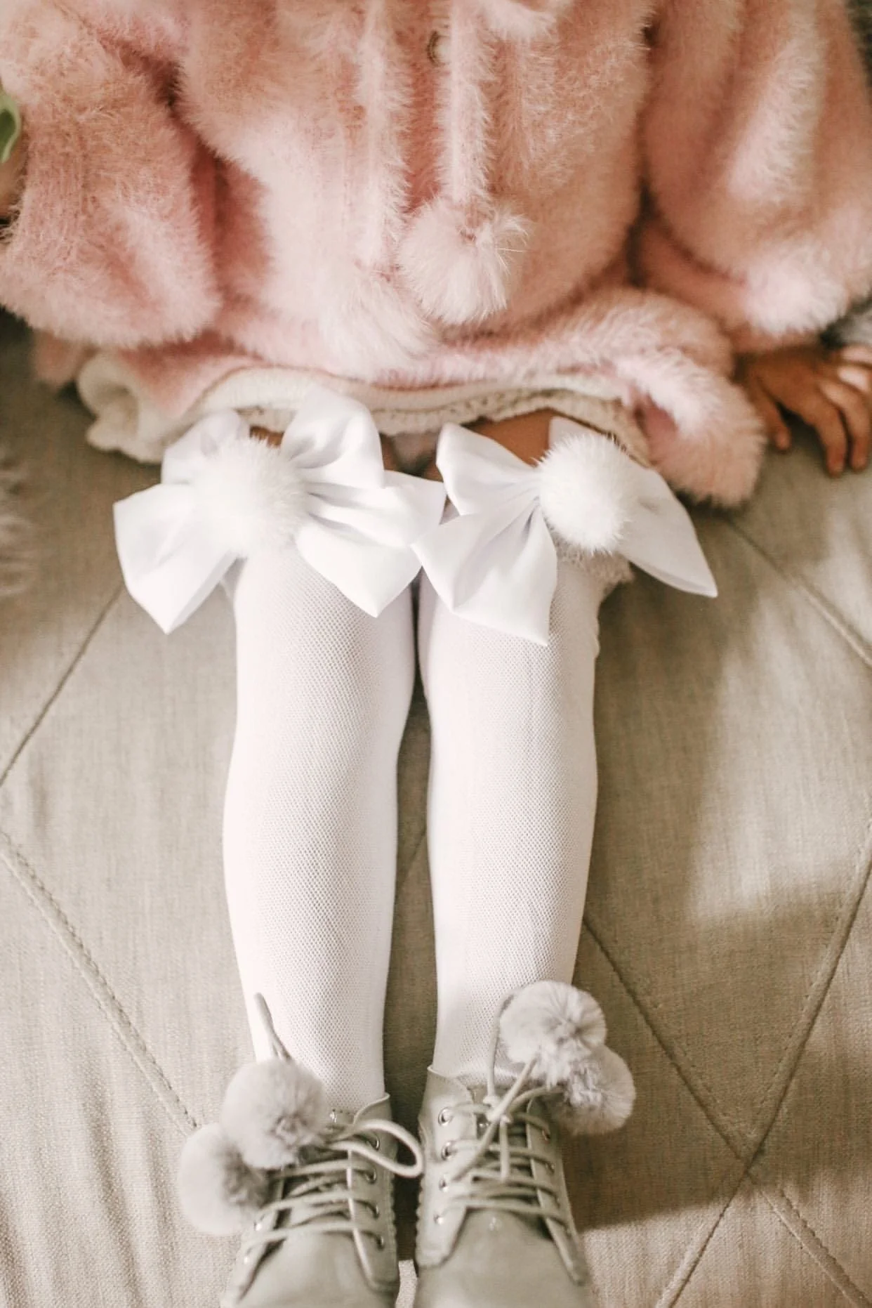 Lana Ruffle Socks with Poms and Bows - Image 21