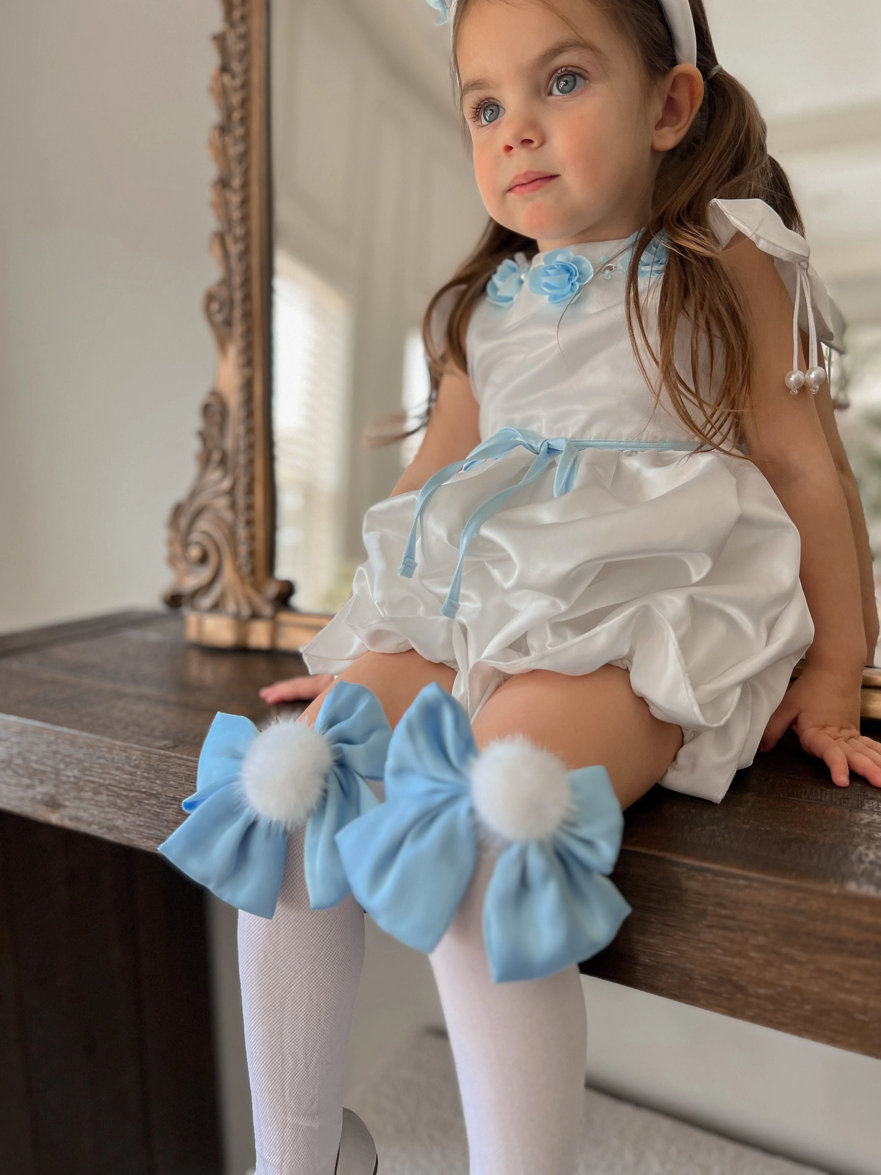Lana Ruffle Socks with Poms and Bows - Image 30