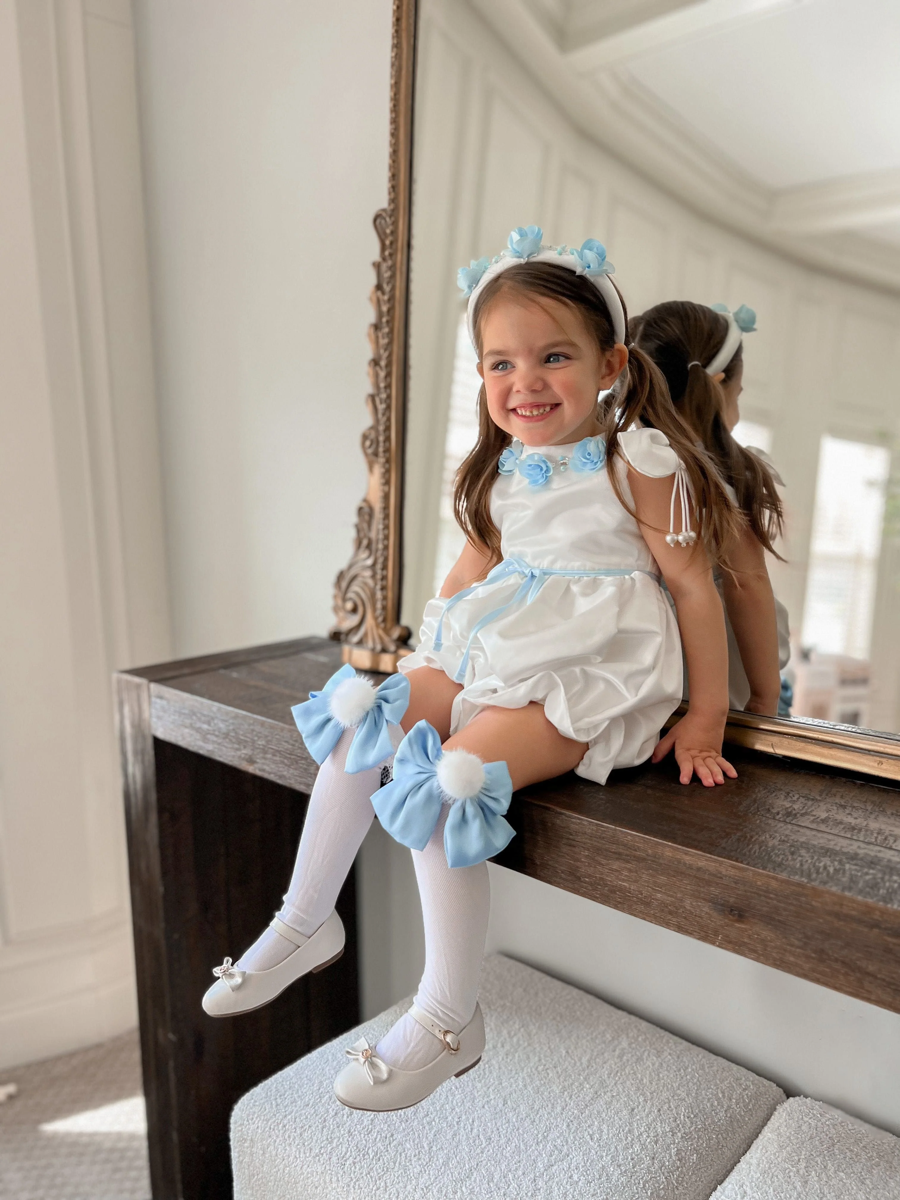 Lana Ruffle Socks with Poms and Bows - Image 31