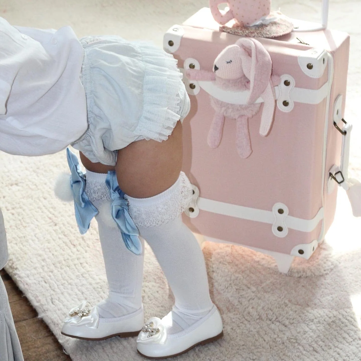 Lana Ruffle Socks with Poms and Bows - Image 6