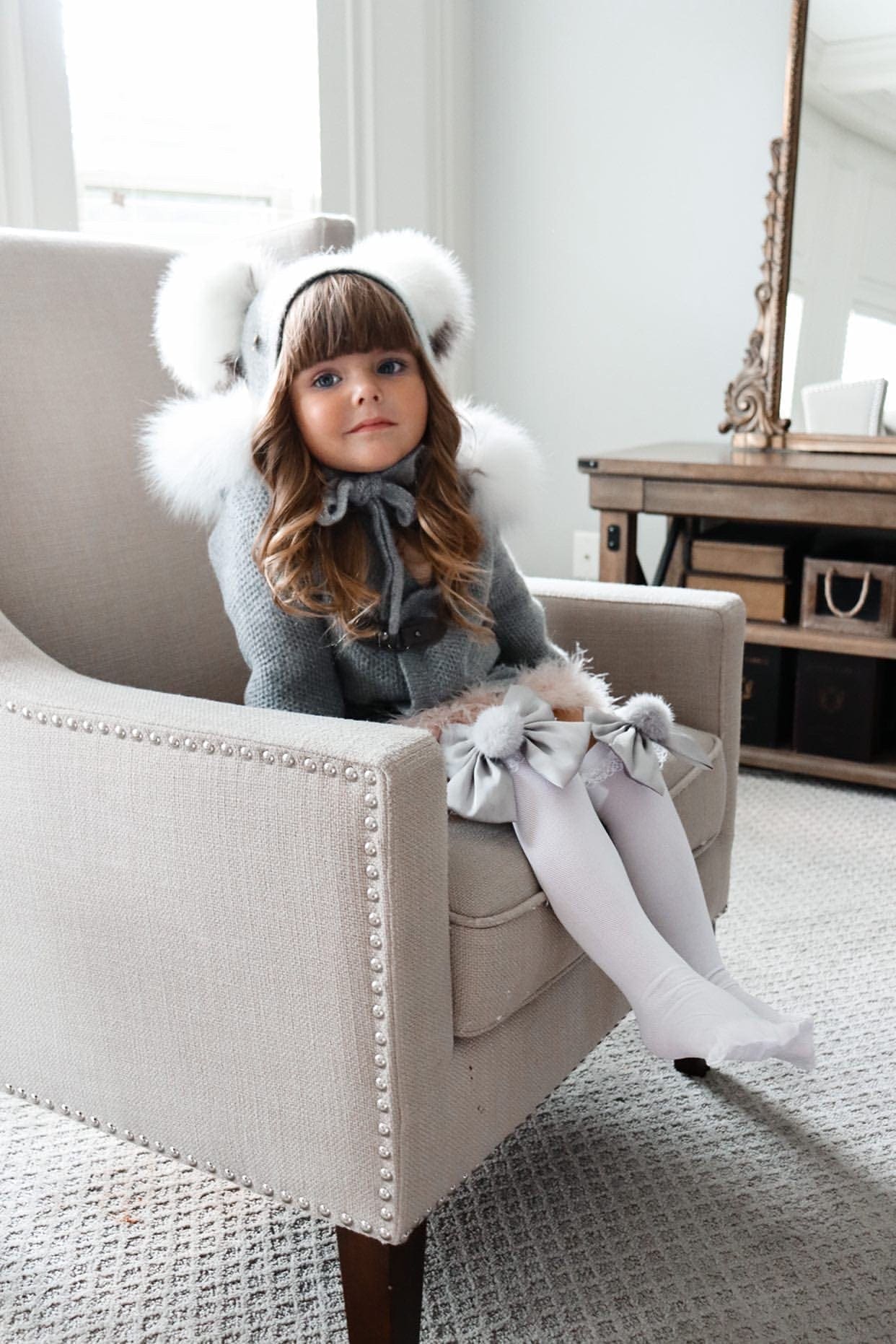 Lana Ruffle Socks with Poms and Bows - Image 8
